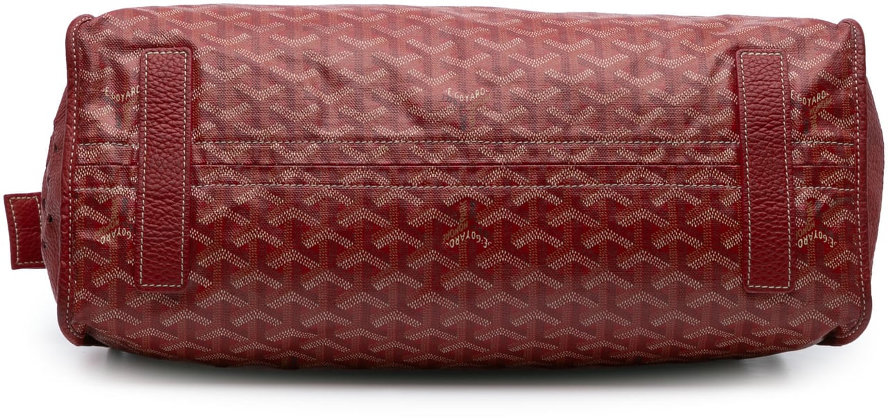 Goyard Goyardine Sac Hardy Pet Carrier PM Rood