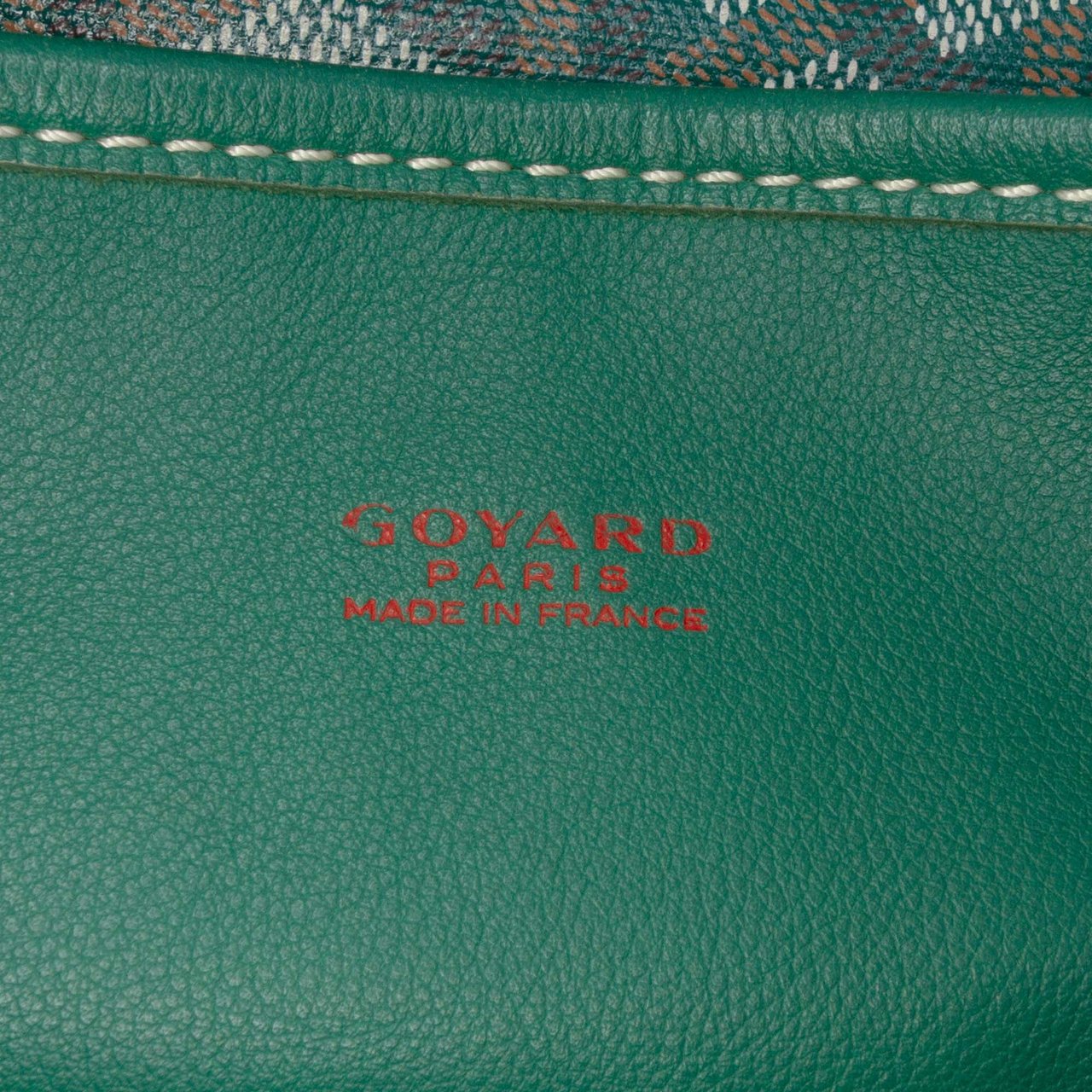 Goyard Goyardine Reversible Anjou PM Groen