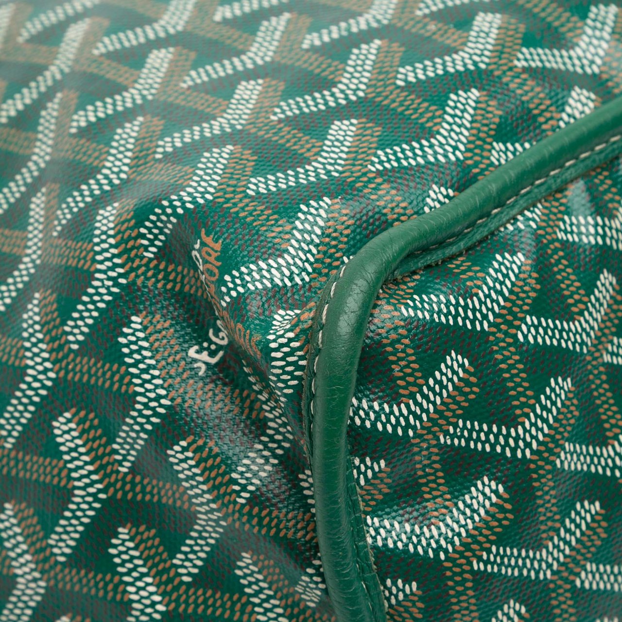 Goyard Goyardine Reversible Anjou PM Groen