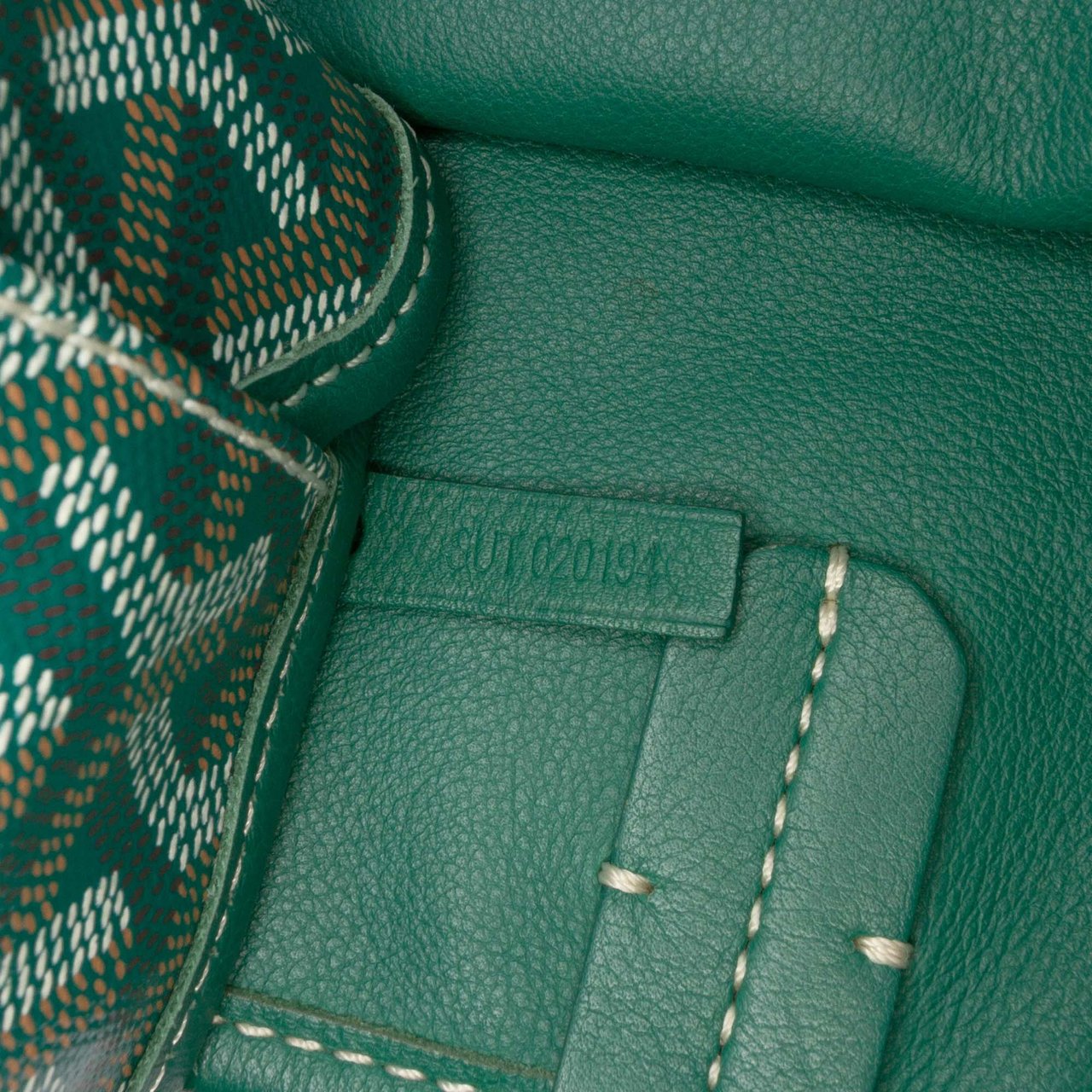 Goyard Goyardine Reversible Anjou PM Groen