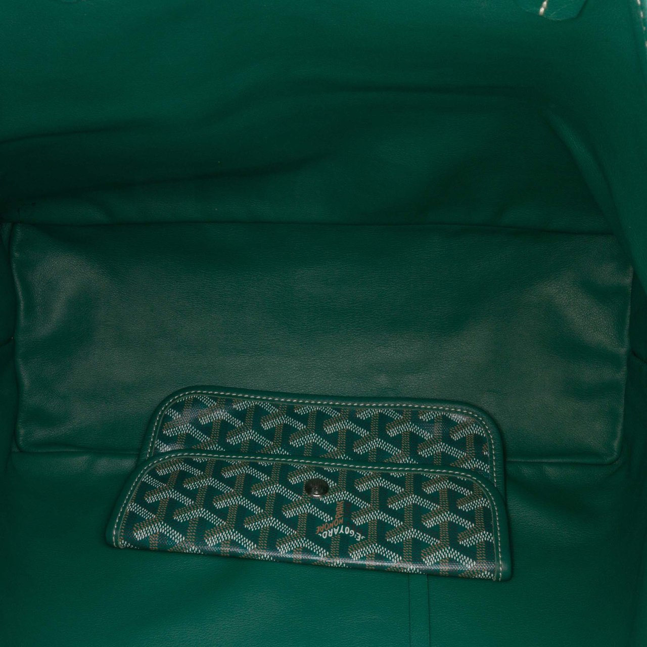 Goyard Goyardine Reversible Anjou PM Groen