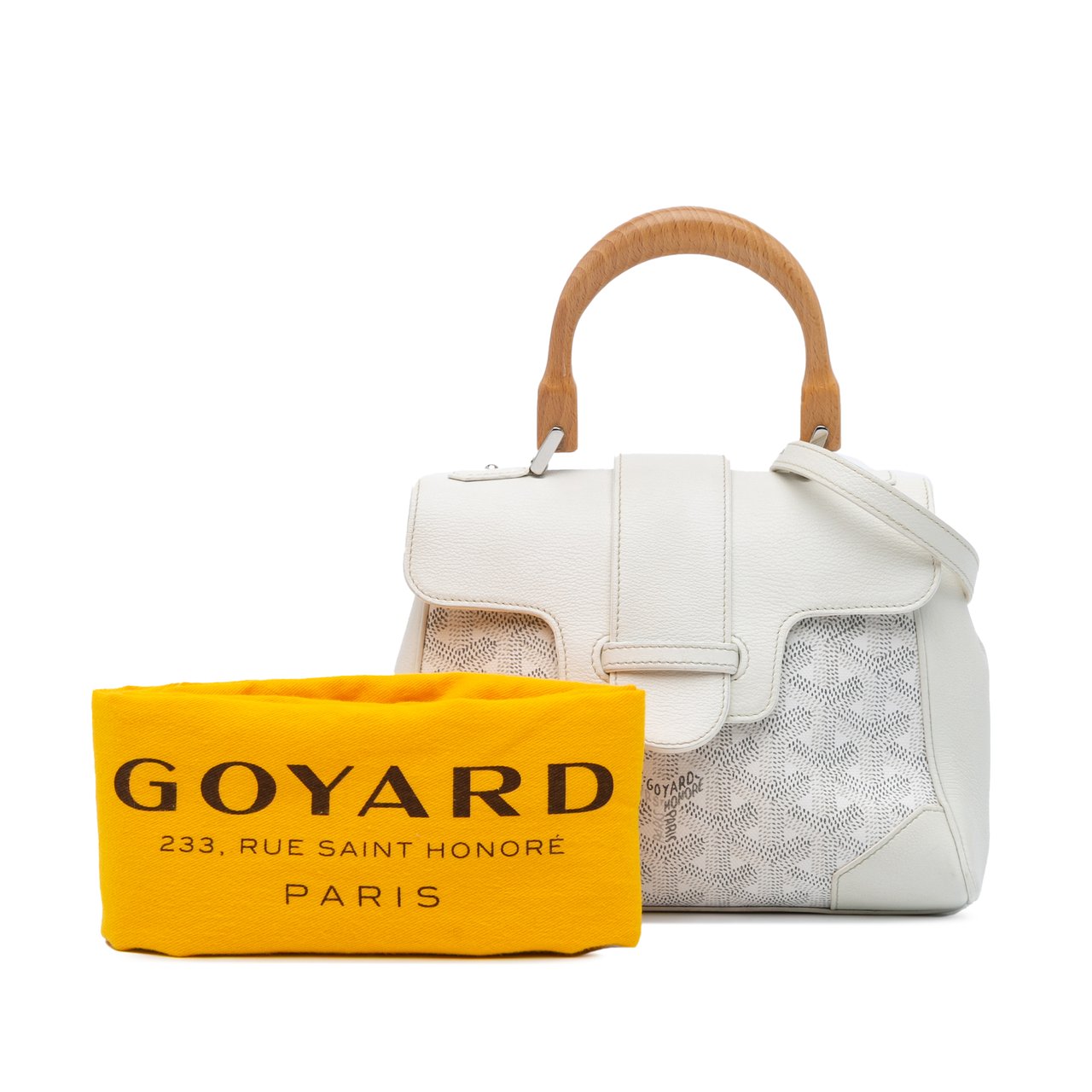 Goyard Mini Goyardine Saigon Souple Wit
