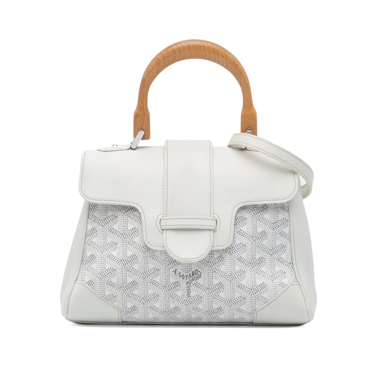 Goyard Mini Goyardine Saigon Souple Wit