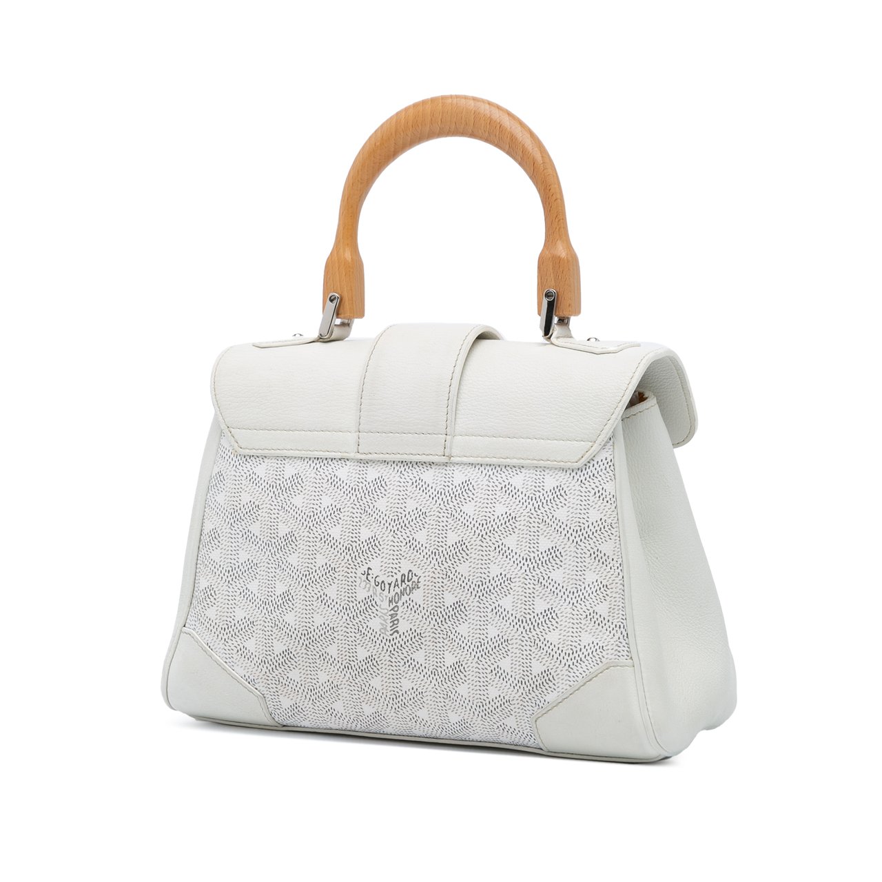Goyard Mini Goyardine Saigon Souple Wit