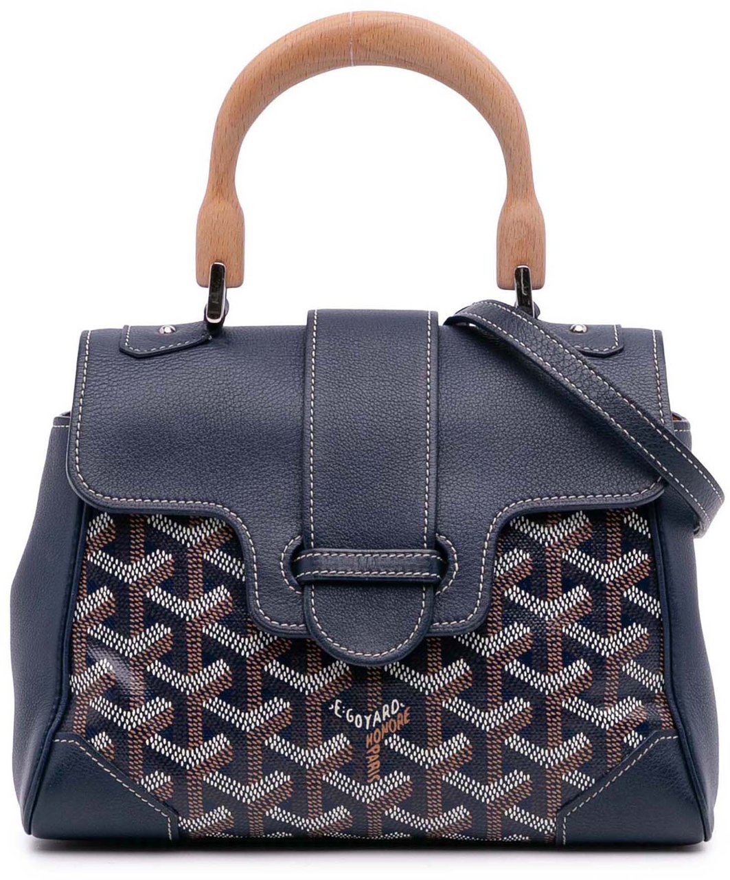 Goyard Mini Goyardine Saigon Souple Blauw