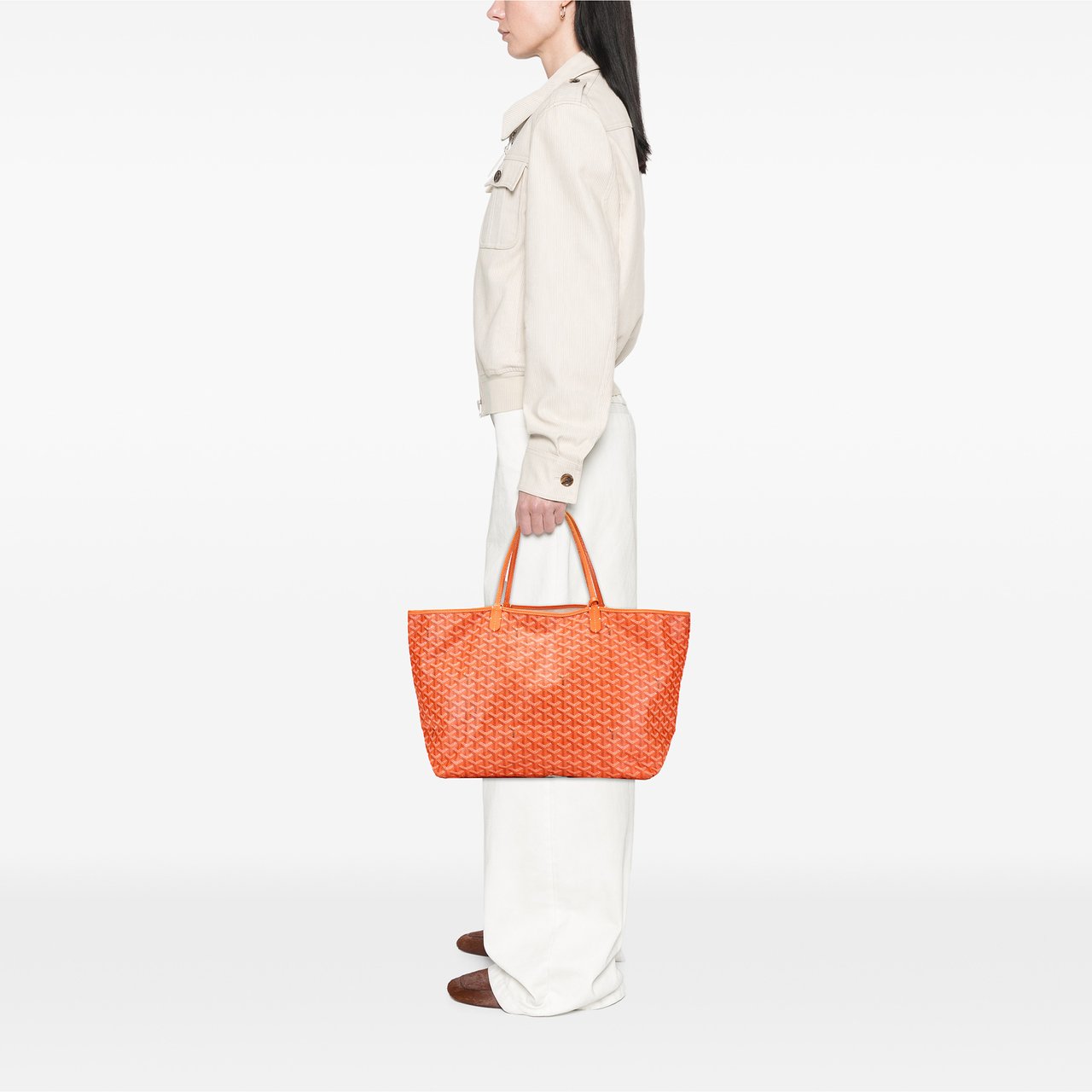 Goyard Goyardine Saint Louis GM Oranje