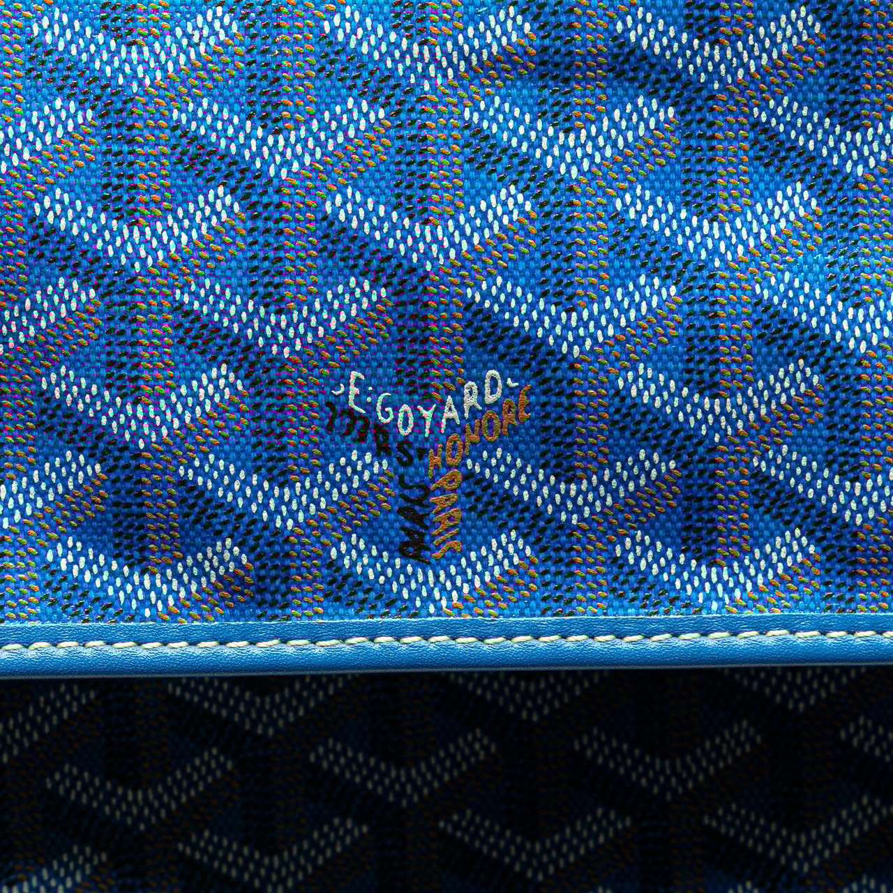 Goyard Goyardine Saint Leger Backpack Blauw