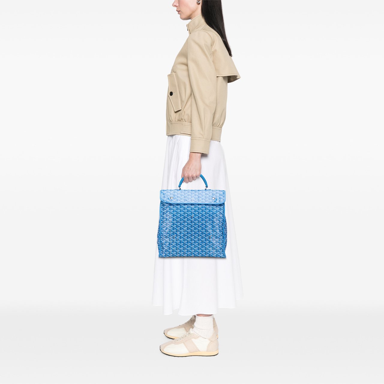 Goyard Goyardine Saint Leger Backpack Blauw