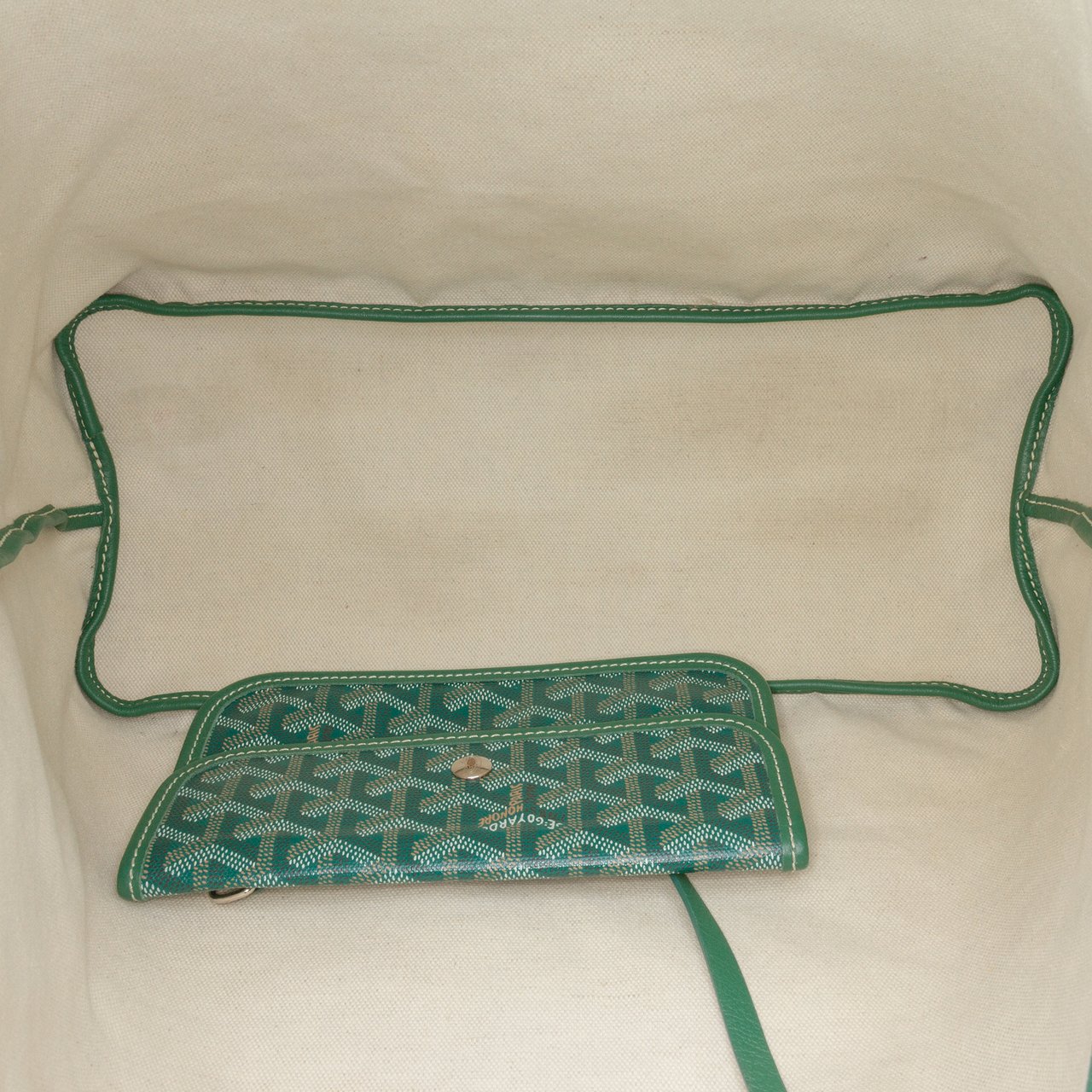 Goyard Goyardine Saint Louis PM Groen