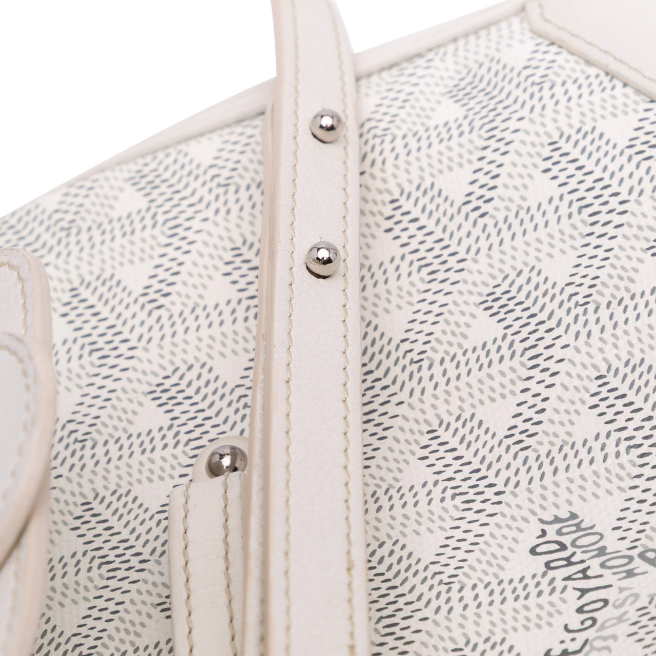 Goyard Mini Goyardine Saigon Souple Wit