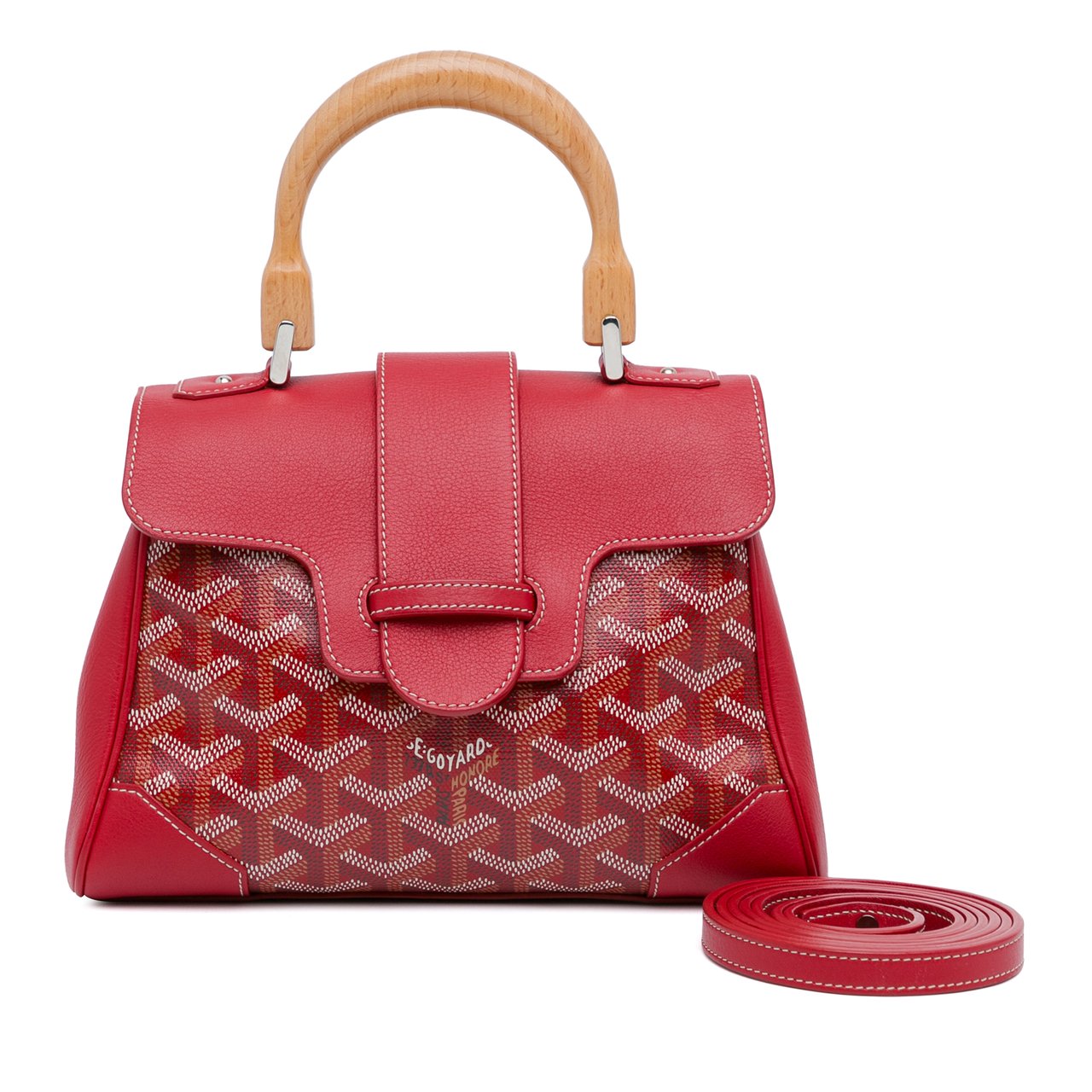 Goyard Mini Goyardine Saigon Souple Rood