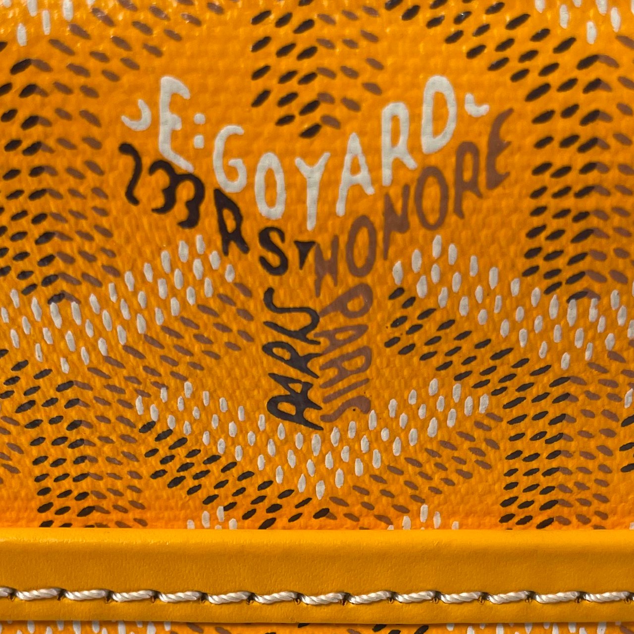 Goyard Goyardine Sac Cap Vert Geel