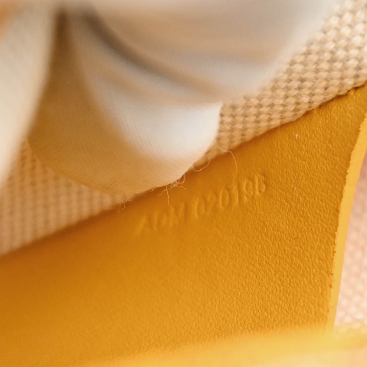 Goyard Goyard Plumet Clutch Wallet Coated Canvas Geel