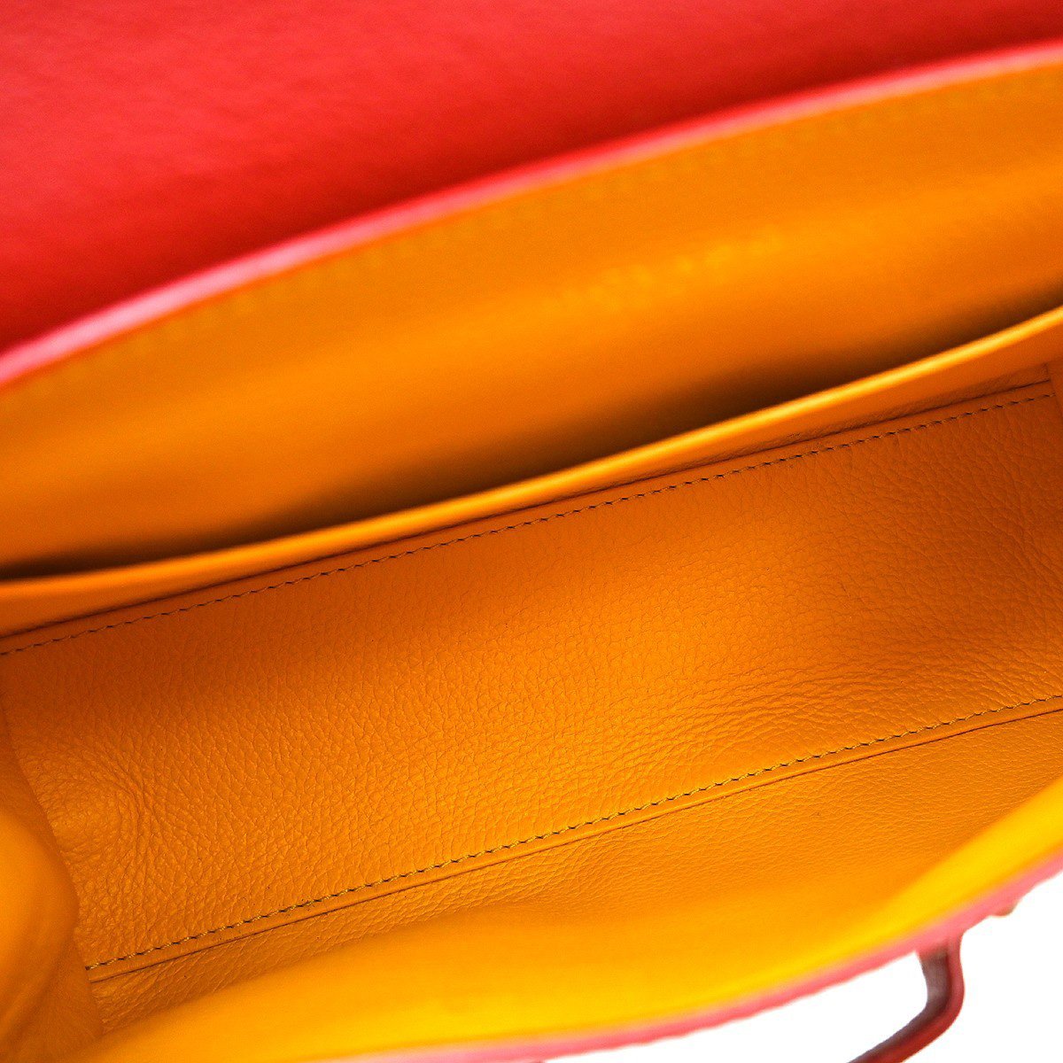 Goyard Saigon Top Handle Coated Canvas with Leather Mini Rood
