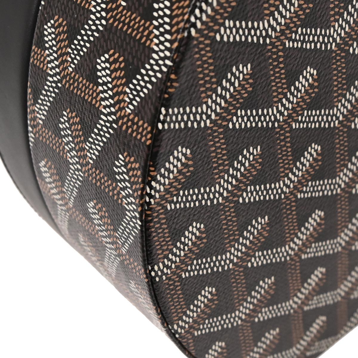 Goyard Goyard Alto Hatbox Bag Coated Canvas Bruin