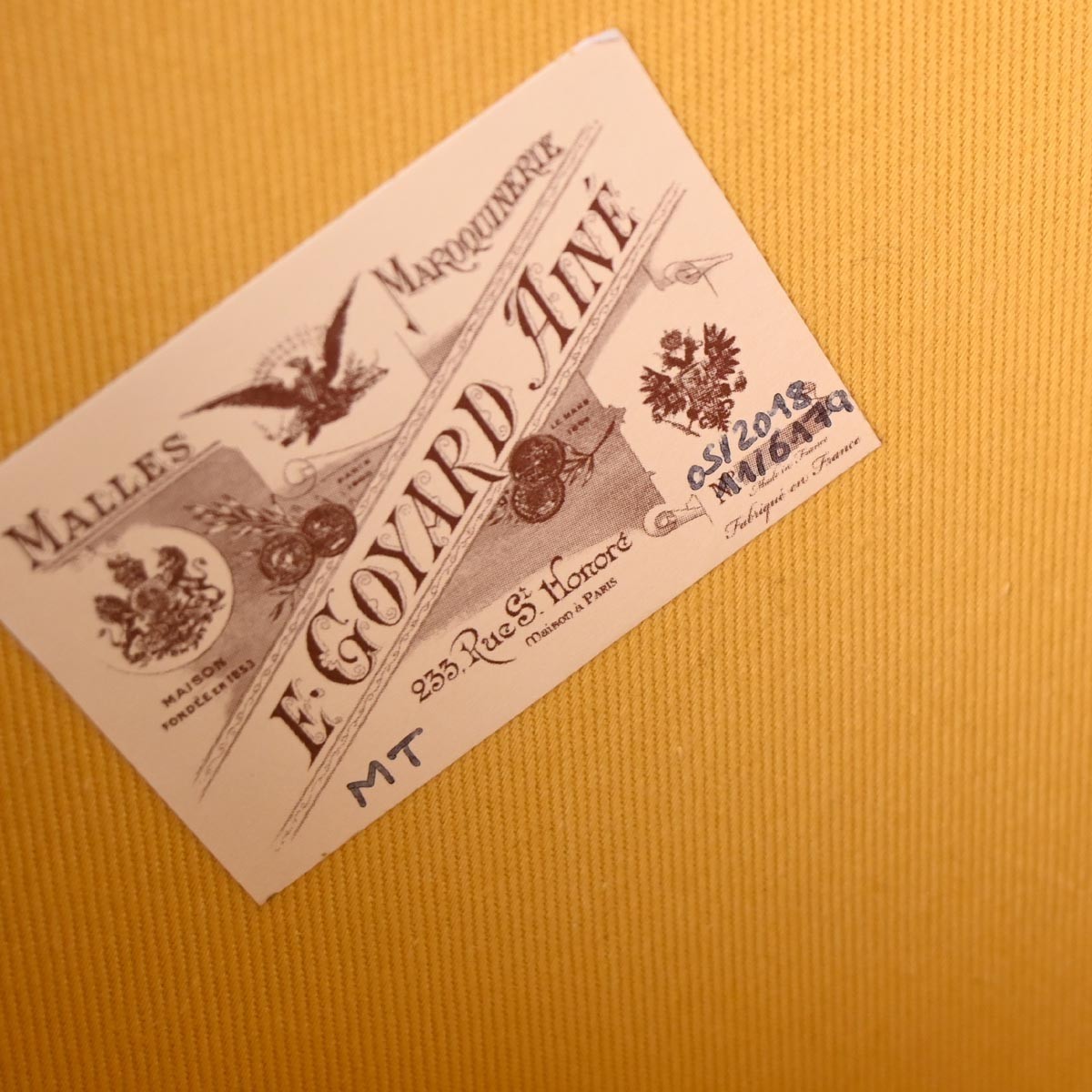 Goyard Goyard Alto Hatbox Bag Coated Canvas Bruin