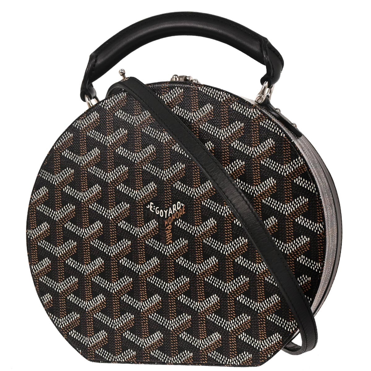 Goyard Goyard Alto Hatbox Bag Coated Canvas Bruin