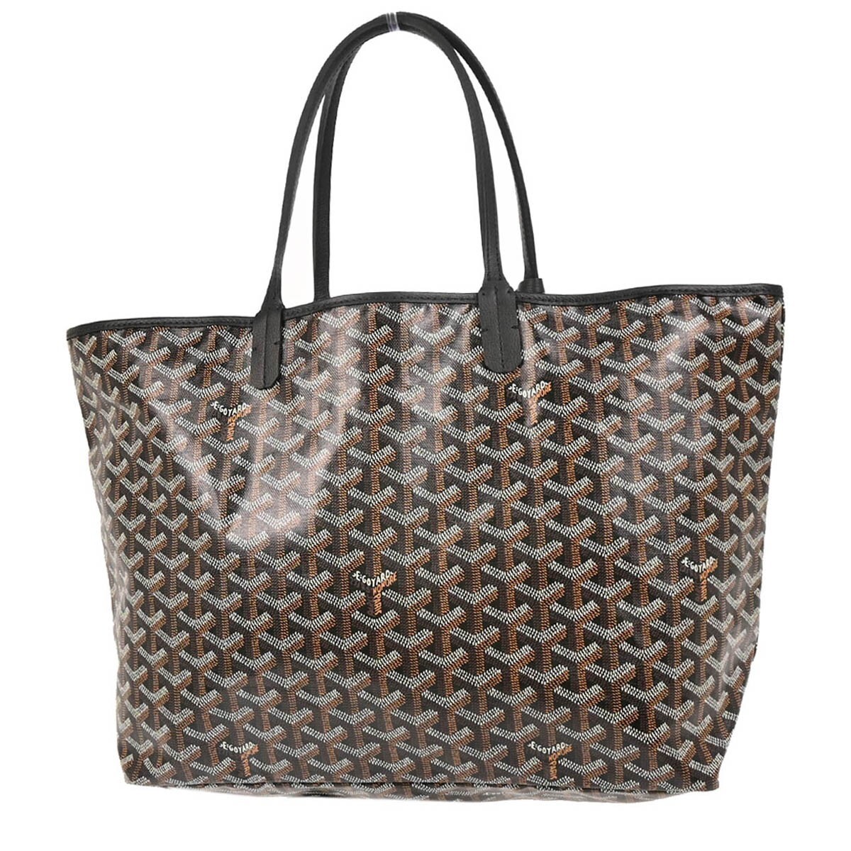 Goyard Goyard Saint Louis Tote Coated Canvas PM Zwart