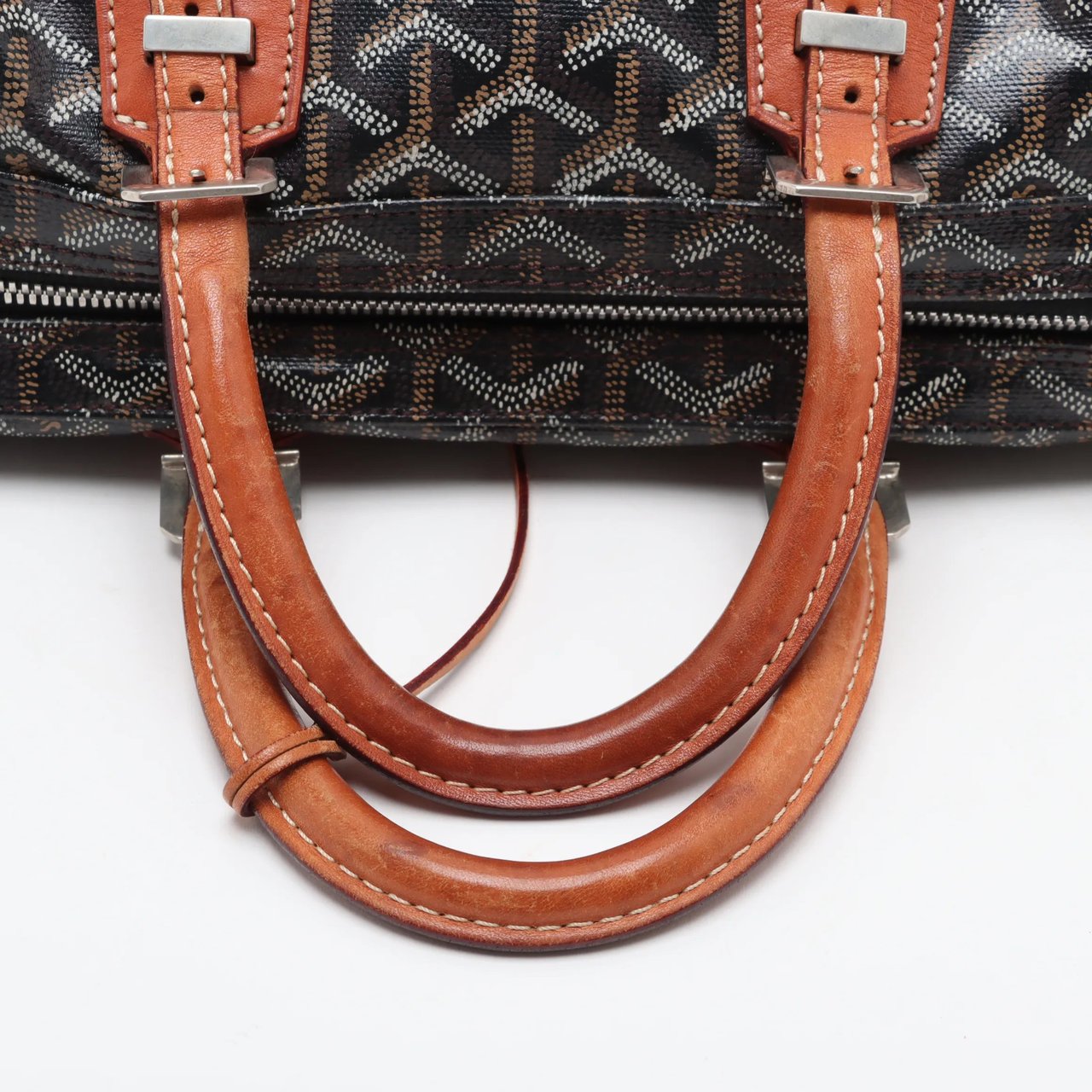 Goyard Goyard Croisiere Bag Coated Canvas 35 Bruin