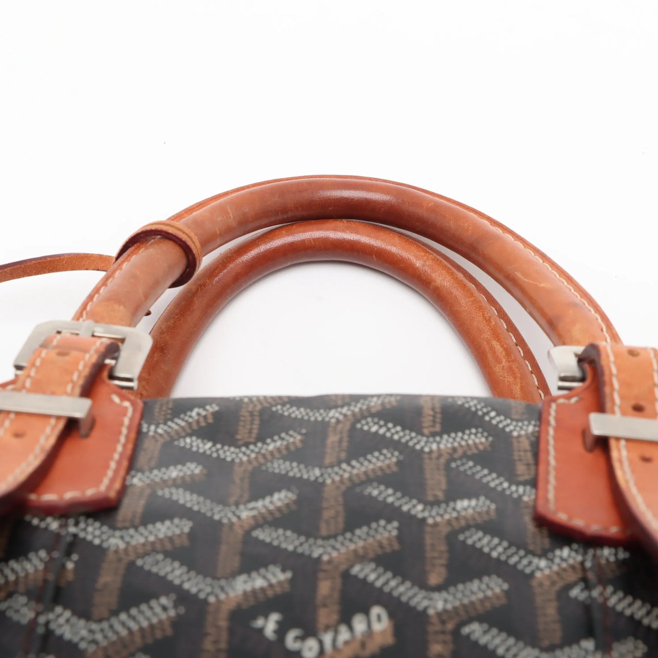 Goyard Goyard Croisiere Bag Coated Canvas 35 Bruin