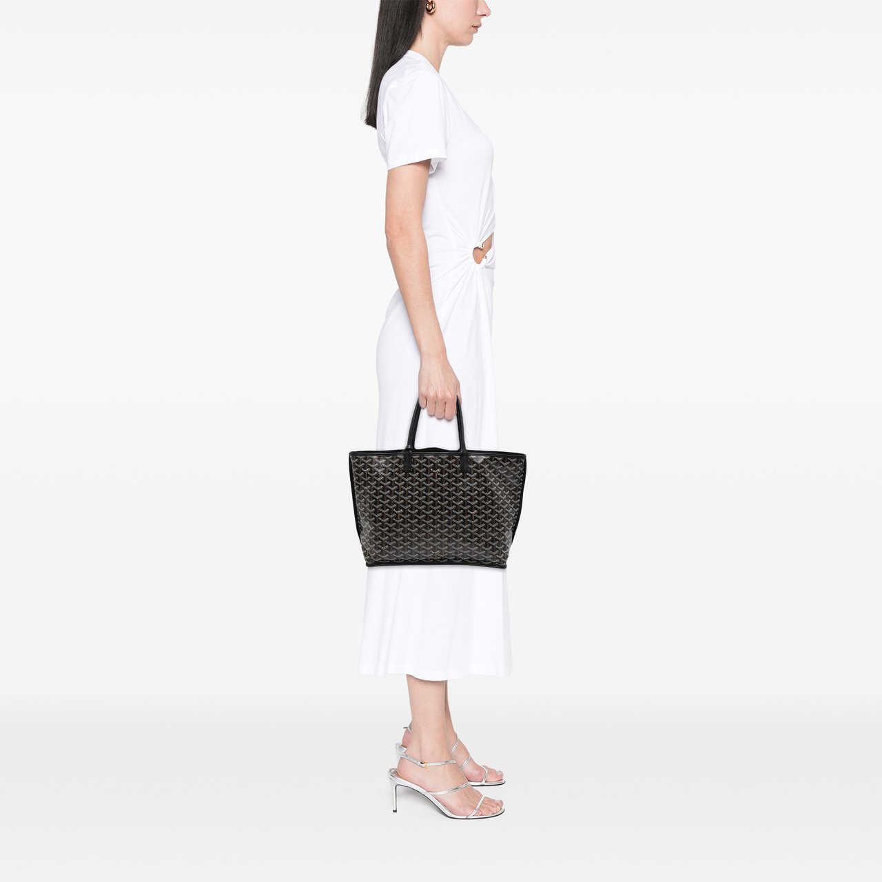 Goyard Goyardine Reversible Anjou PM Zwart