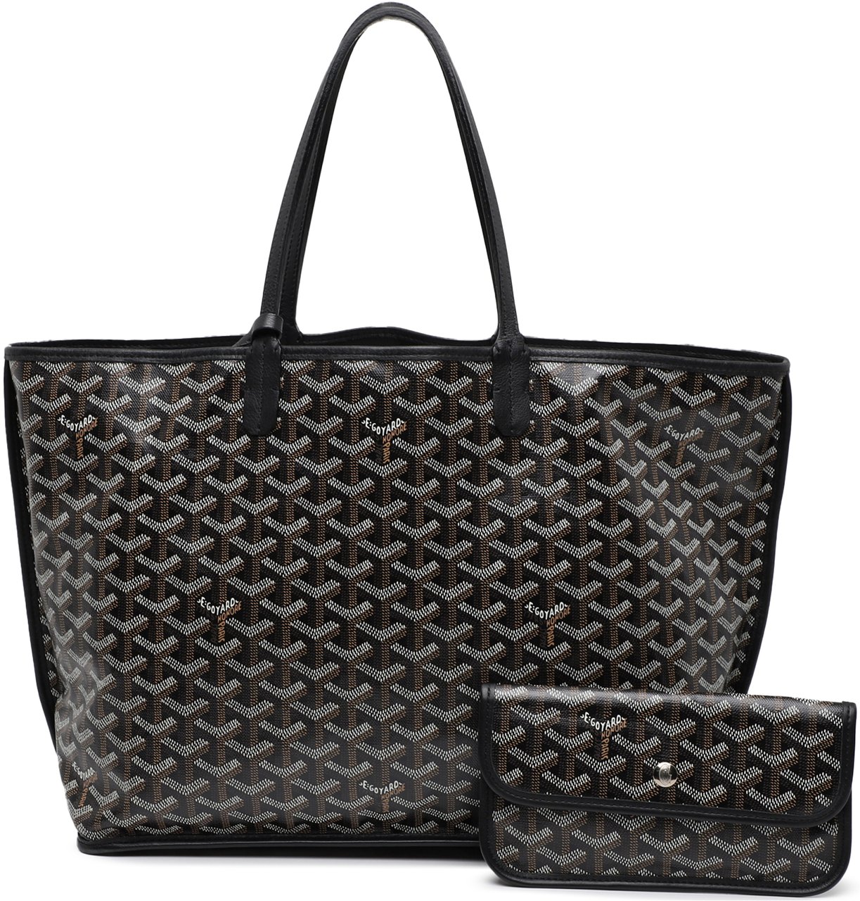 Goyard Goyardine Reversible Anjou PM Zwart