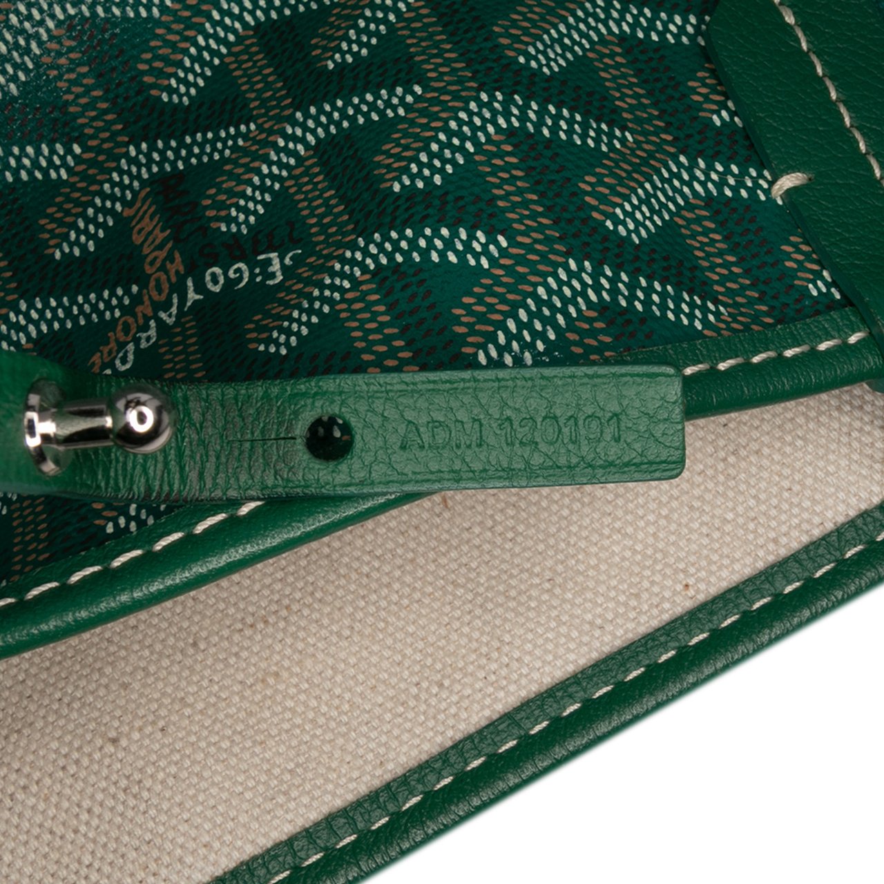 Goyard Goyardine Saint Louis PM Groen