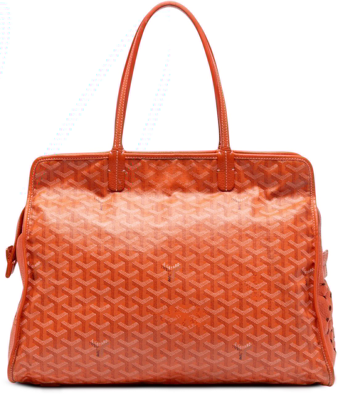 Goyard Goyardine Sac Hardy Pet Carrier PM Oranje