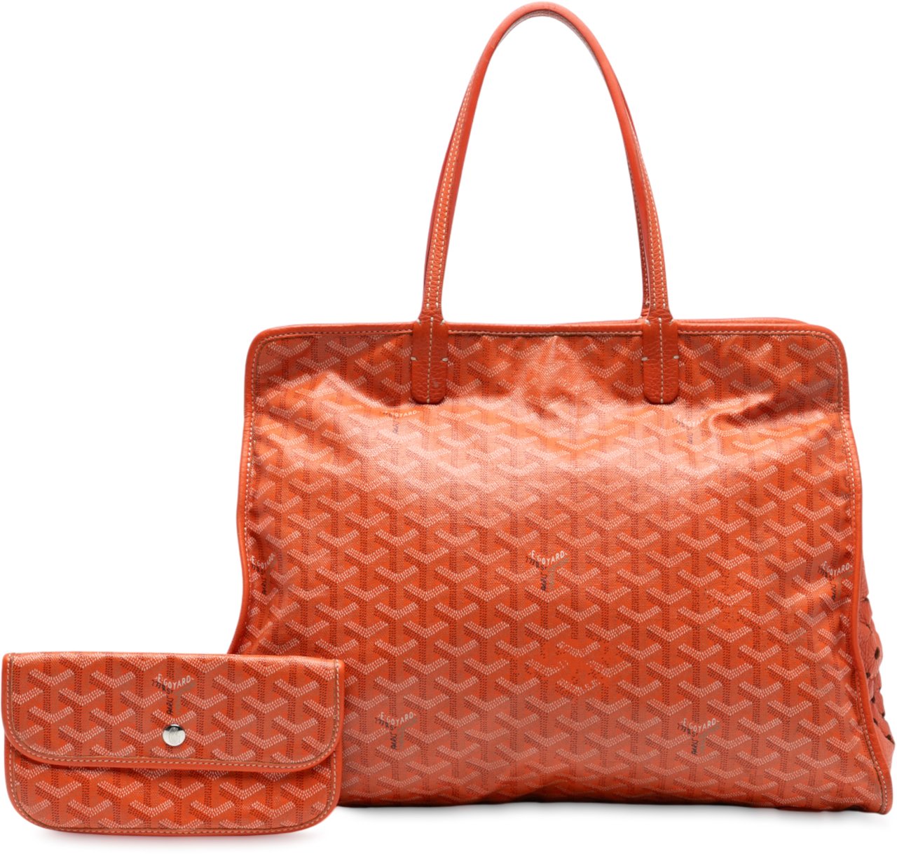 Goyard Goyardine Sac Hardy Pet Carrier PM Oranje