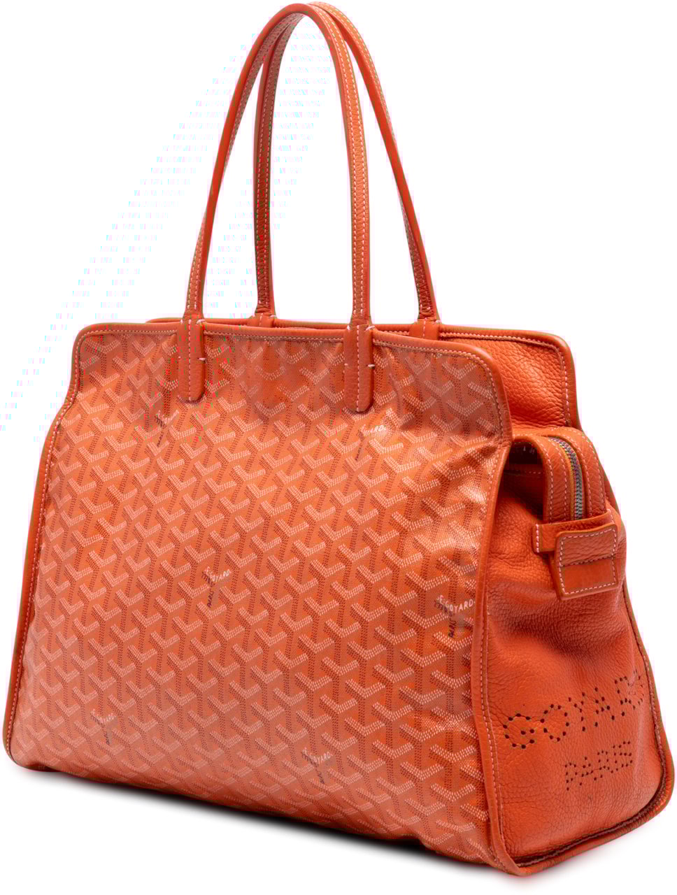 Goyard Goyardine Sac Hardy Pet Carrier PM Oranje