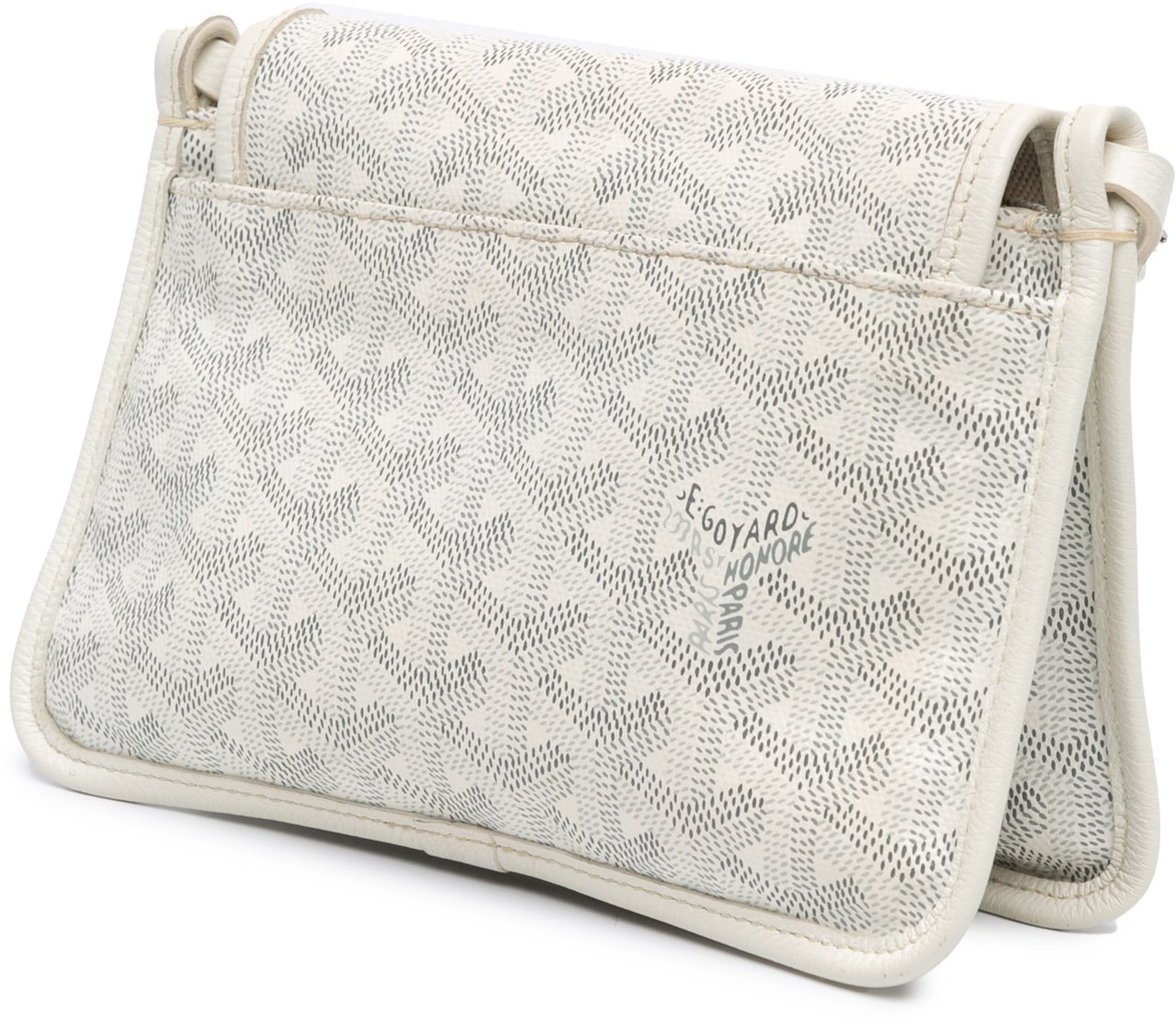 Goyard Goyardine Plumet Pocket Wallet Wit