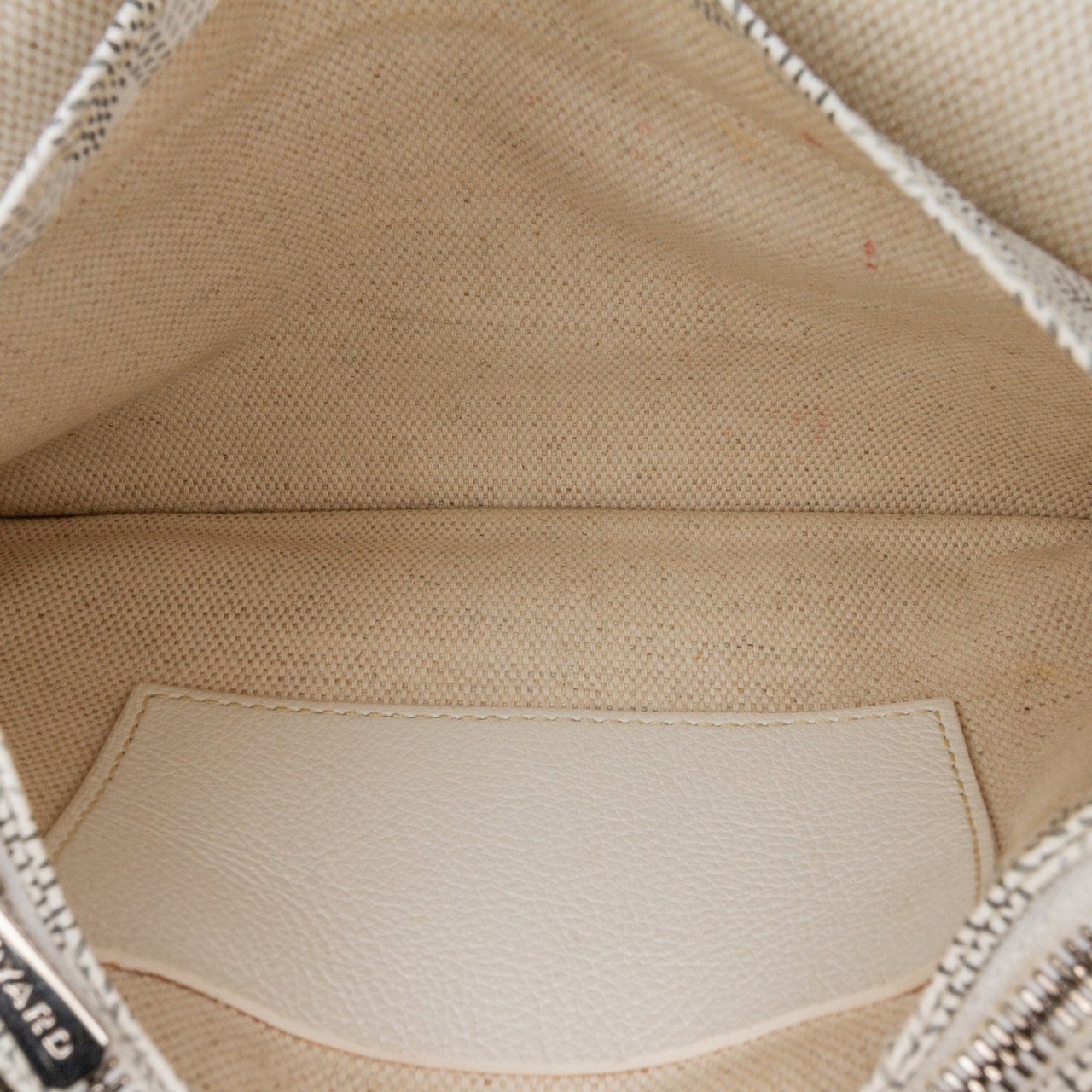 Goyard Goyardine Plumet Pocket Wallet Wit