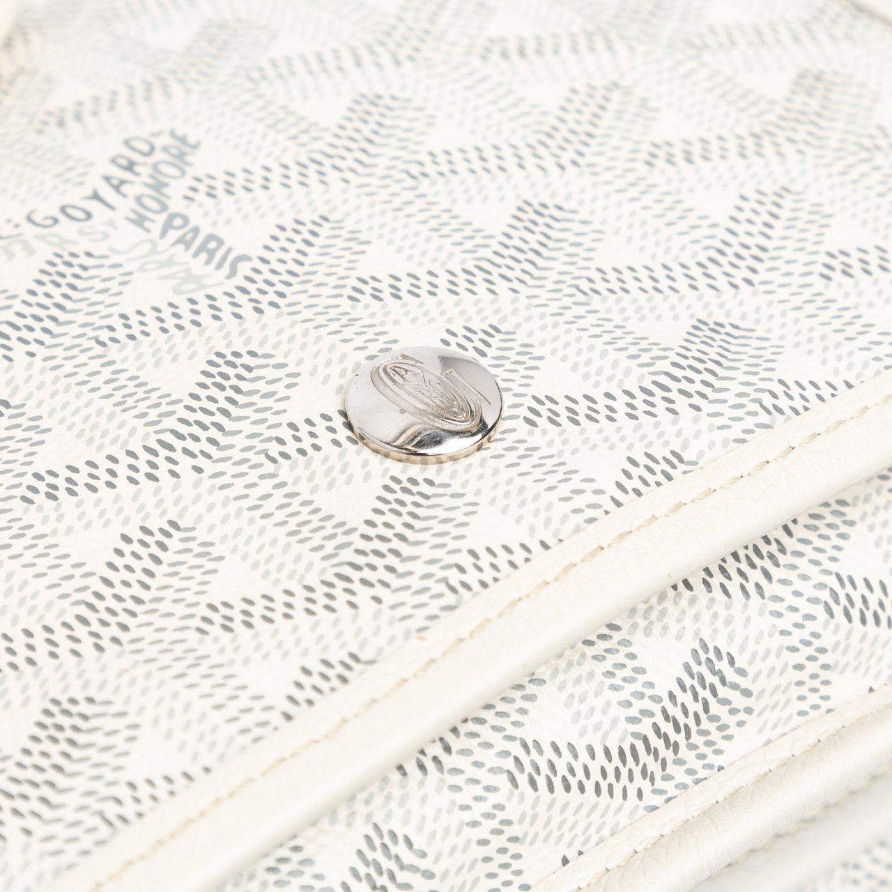 Goyard Goyardine Plumet Pocket Wallet Wit