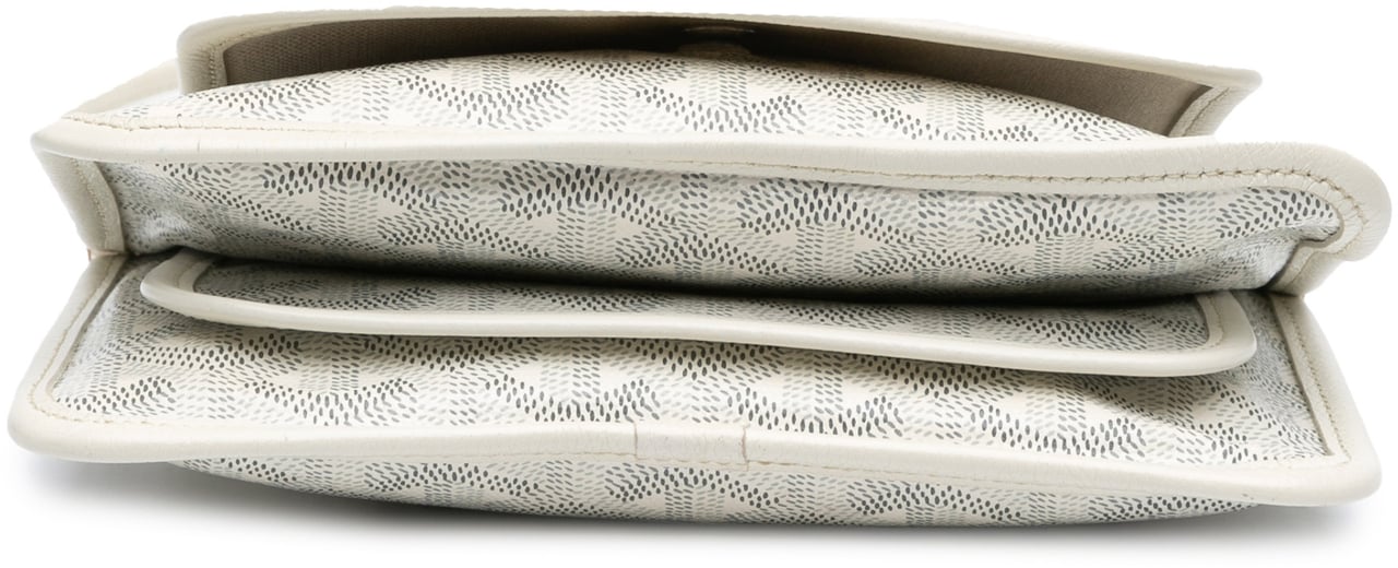 Goyard Goyardine Plumet Pocket Wallet Wit