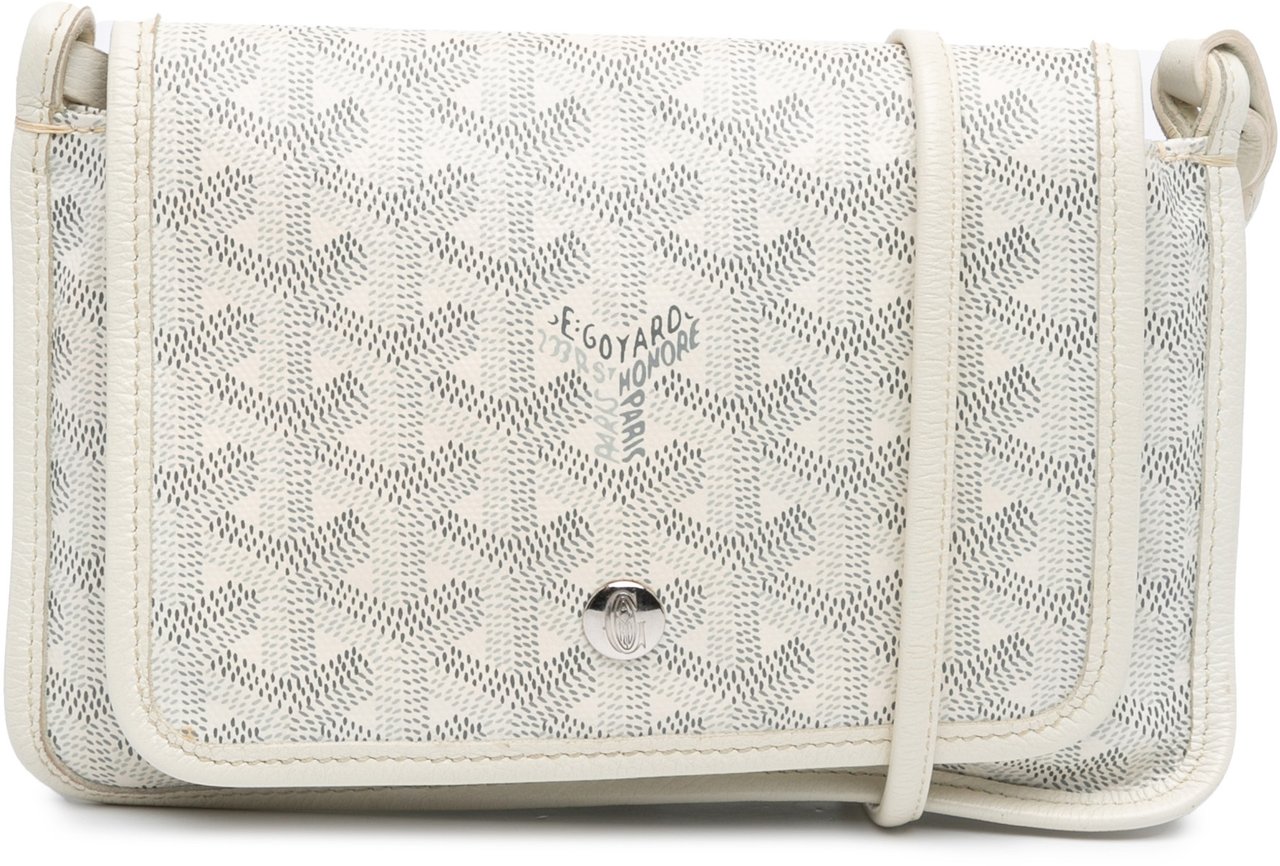 Goyard Goyardine Plumet Pocket Wallet Wit