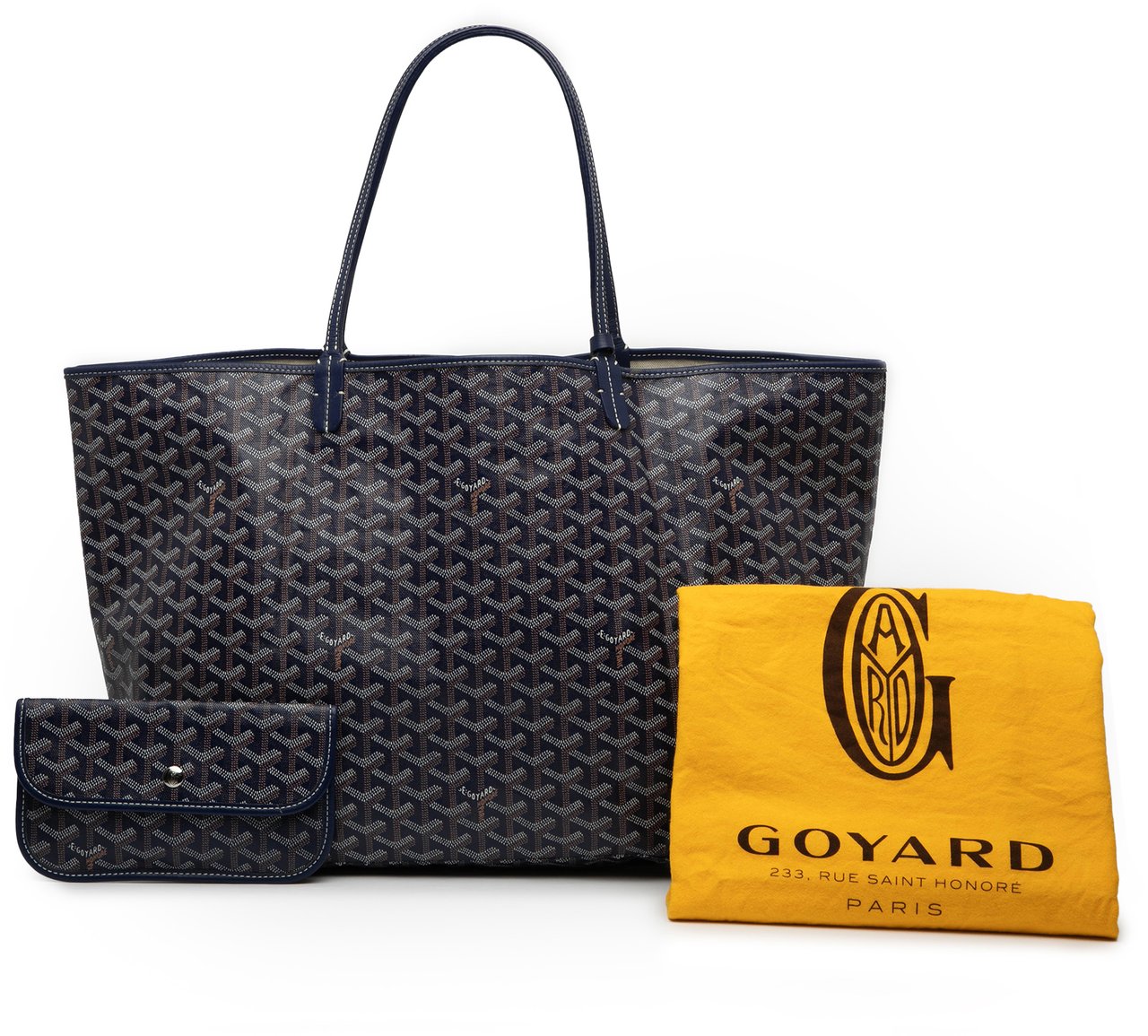 Goyard Goyardine Saint Louis GM Blauw