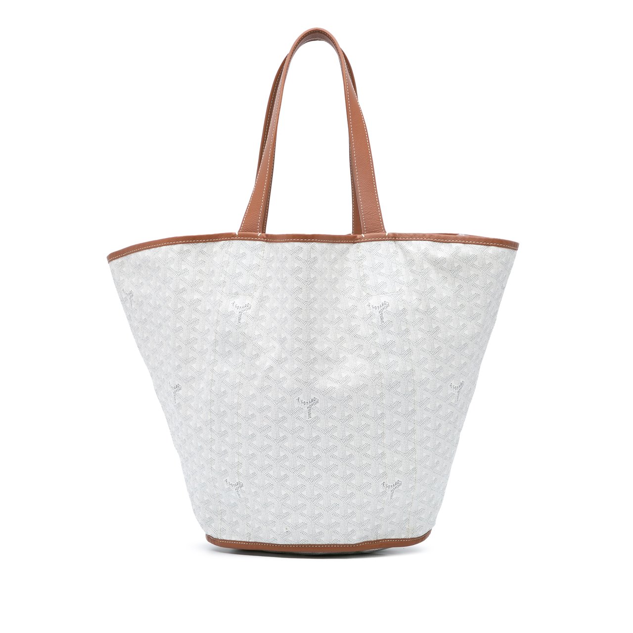 Goyard Goyardine Reversible Belharra Tote Wit