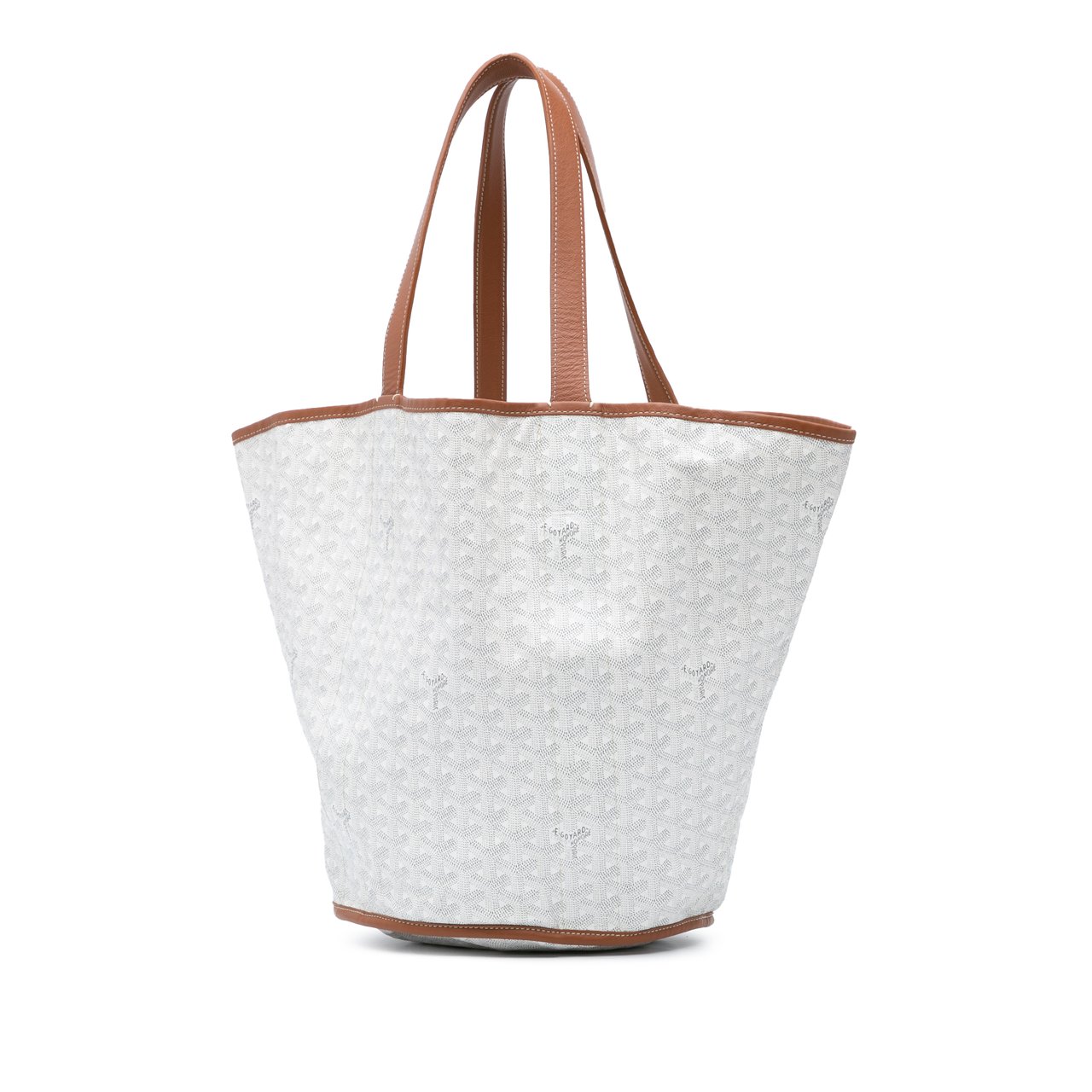 Goyard Goyardine Reversible Belharra Tote Wit