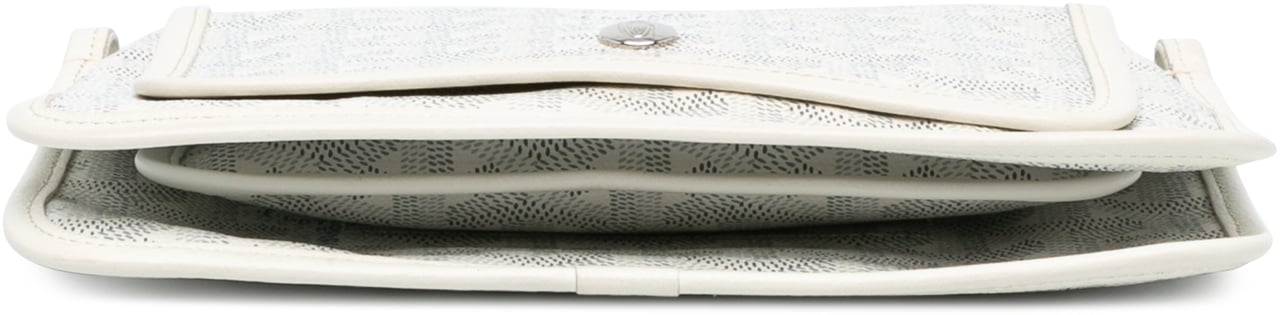 Goyard Goyardine Plumet Pocket Wallet Wit
