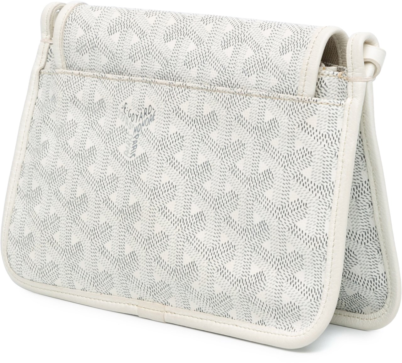 Goyard Goyardine Plumet Pocket Wallet Wit