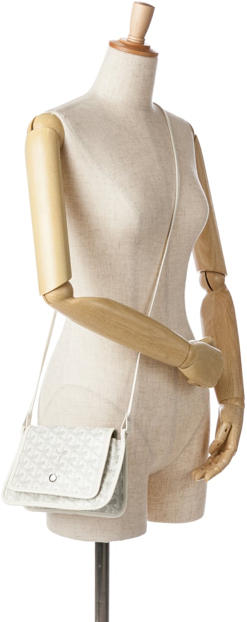 Goyard Goyardine Plumet Pocket Wallet Wit