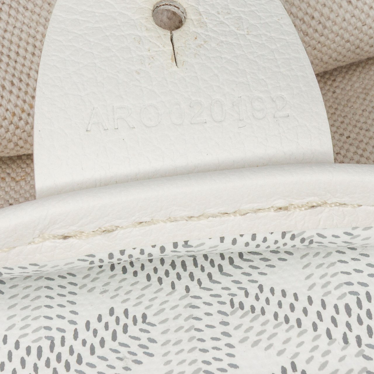 Goyard Goyardine Artois PM Wit