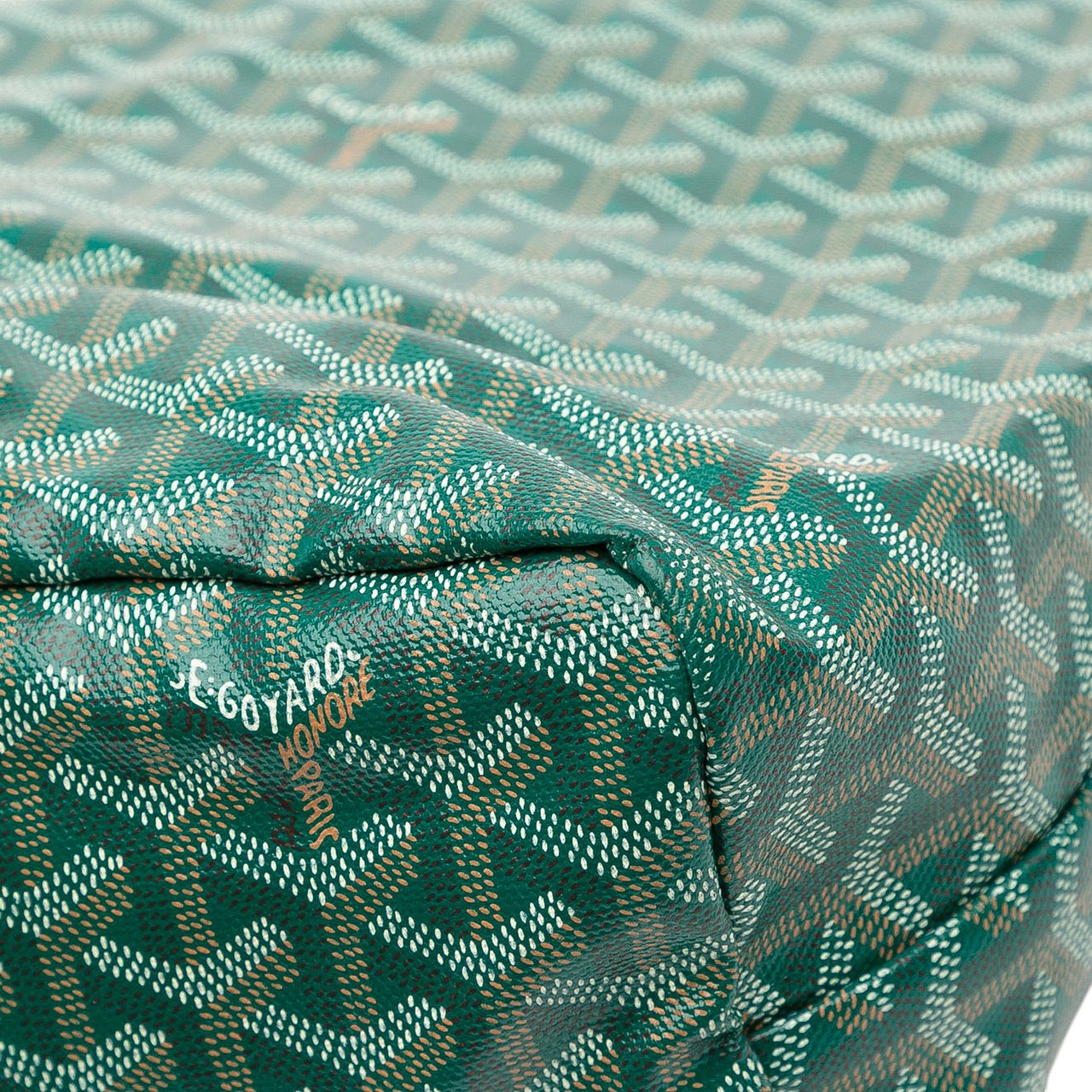 Goyard Goyardine Saint Louis PM Groen