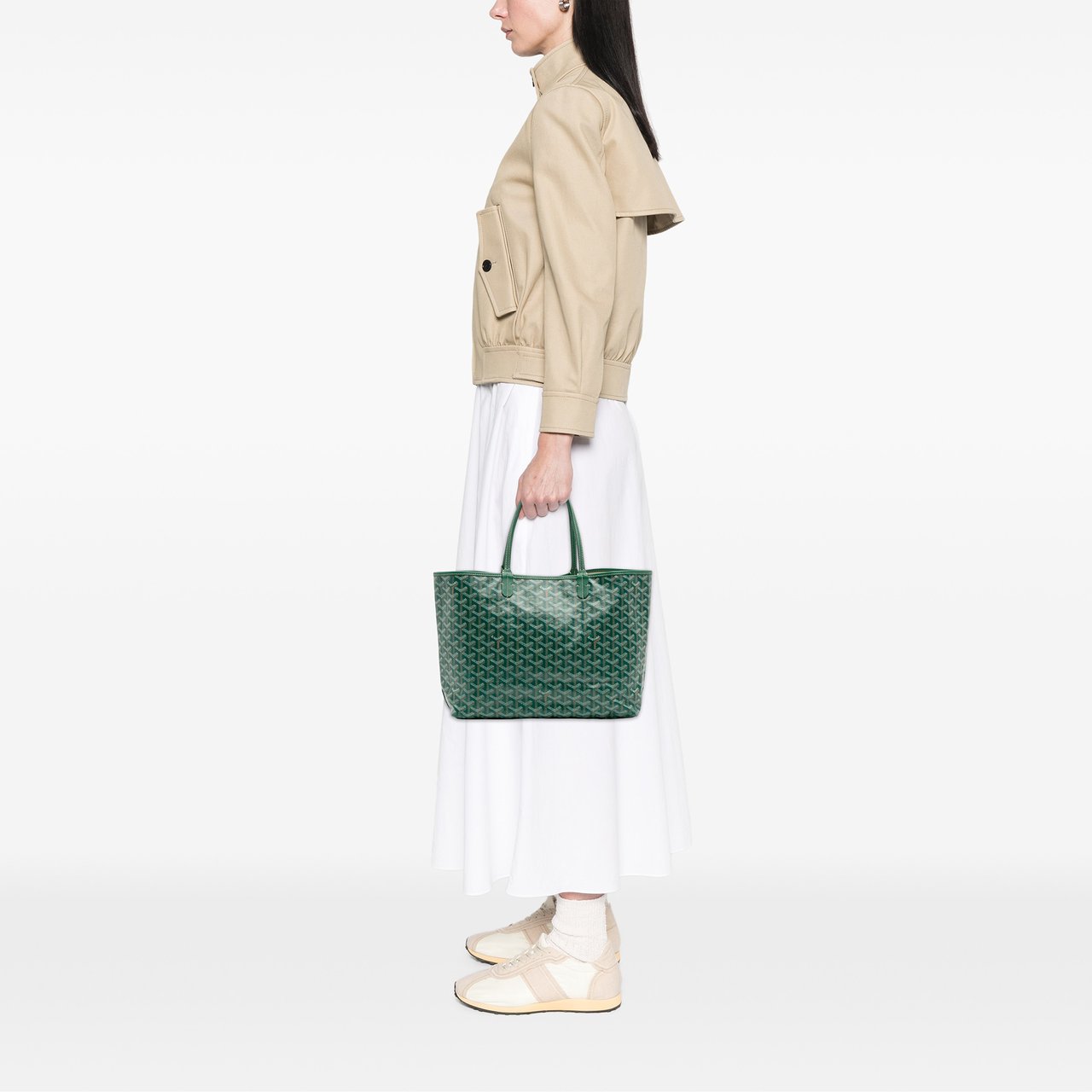 Goyard Goyardine Saint Louis PM Groen