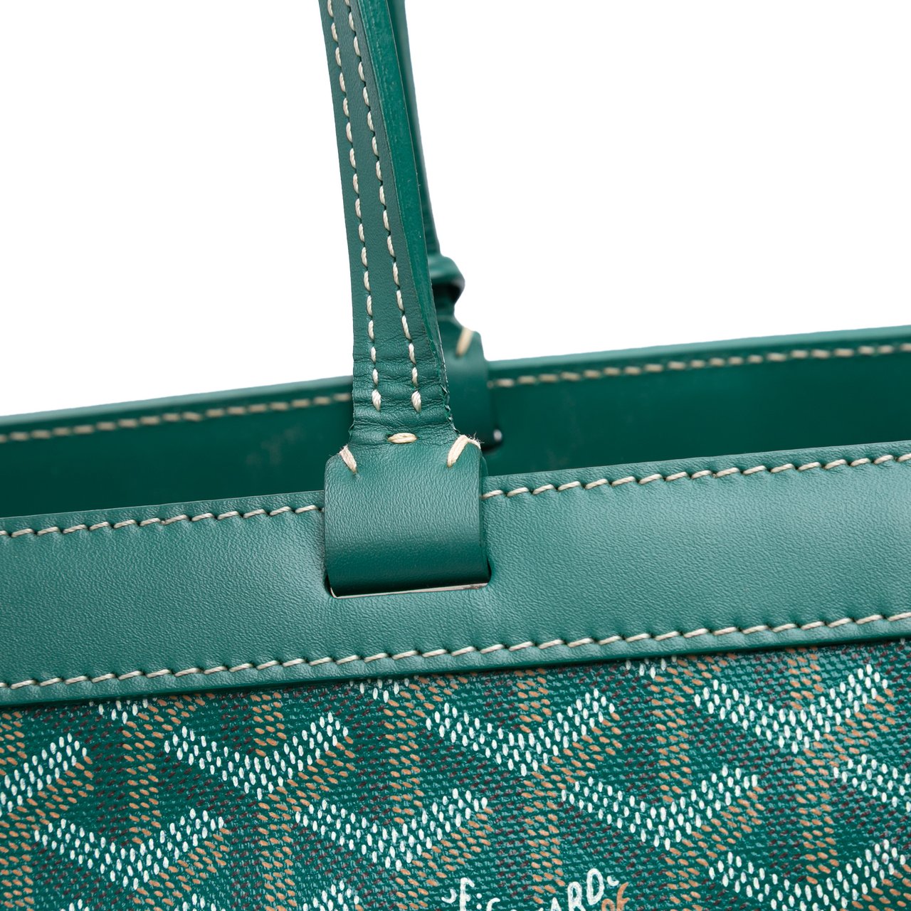 Goyard Goyardine Bellechasse PM Groen