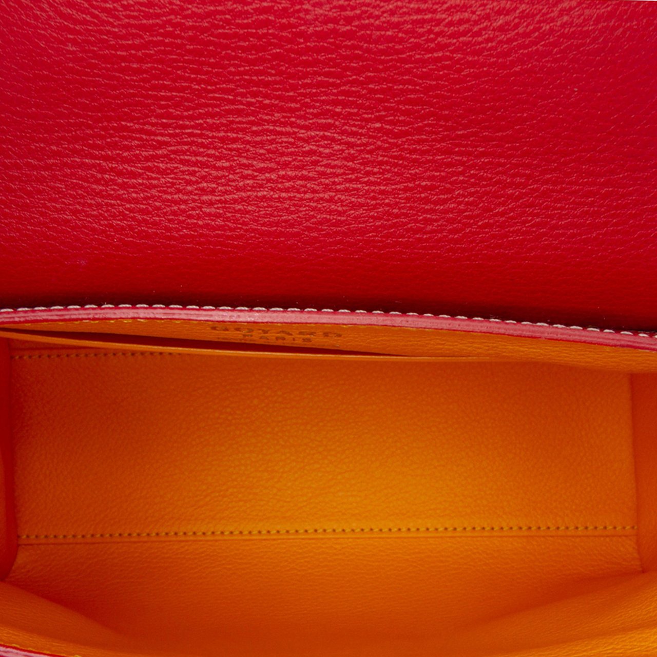Goyard Mini Goyardine Saigon Souple Rood