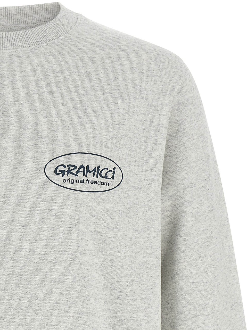 Gramicci Gray Cotton Sweatshirt Grijs