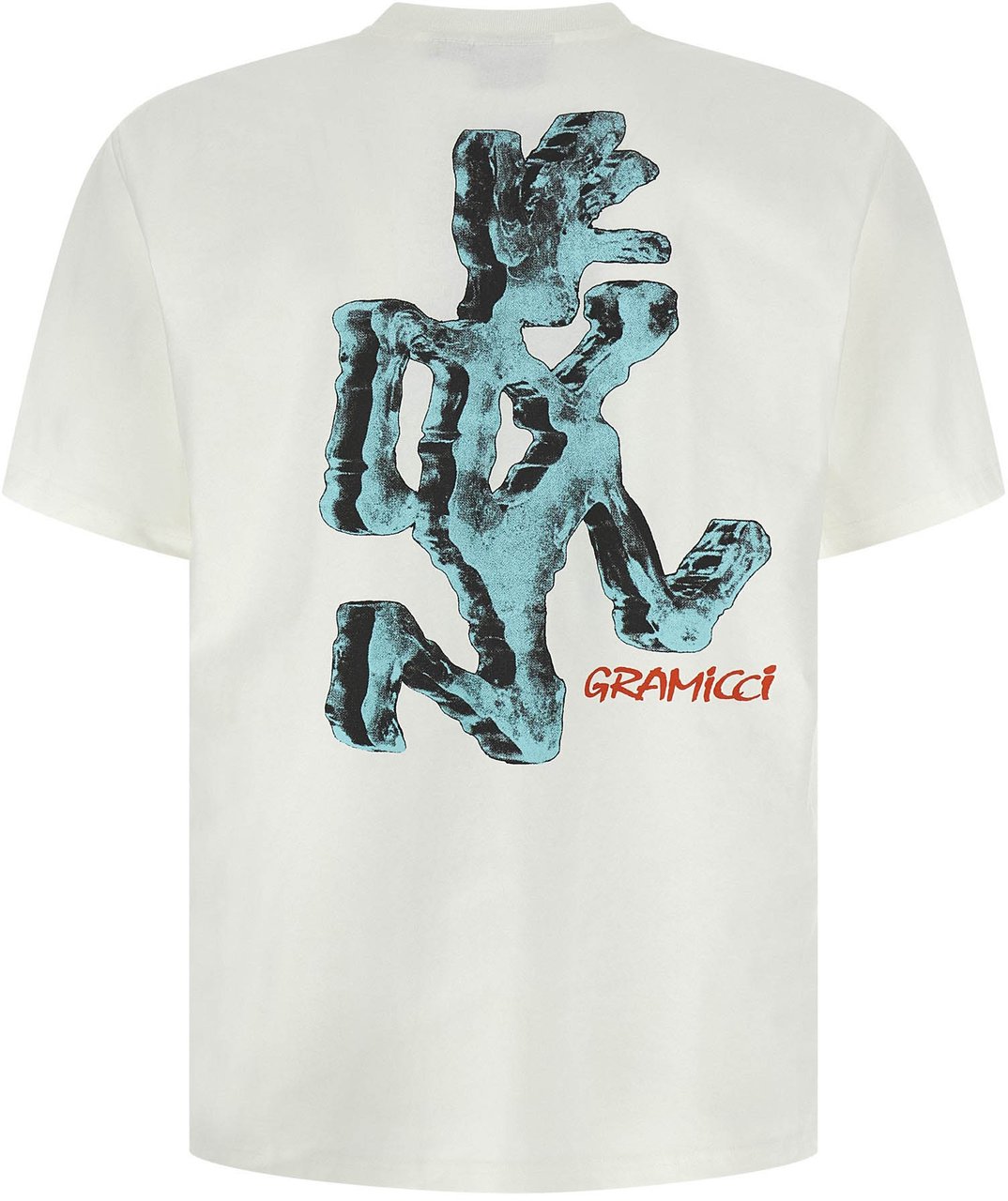 Gramicci White Cotton T-Shirt Wit