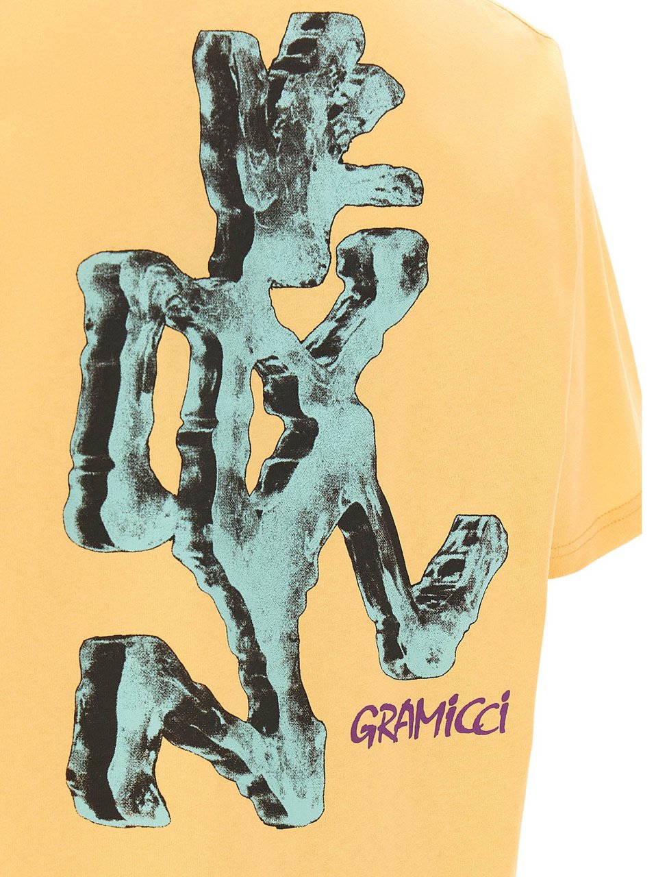 Gramicci Orange Cotton T-Shirt Oranje