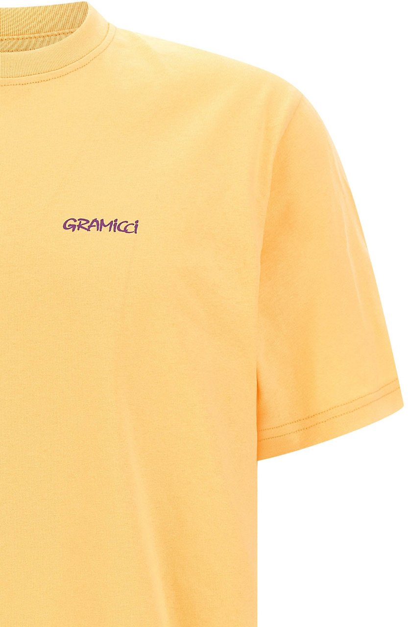 Gramicci Orange Cotton T-Shirt Oranje